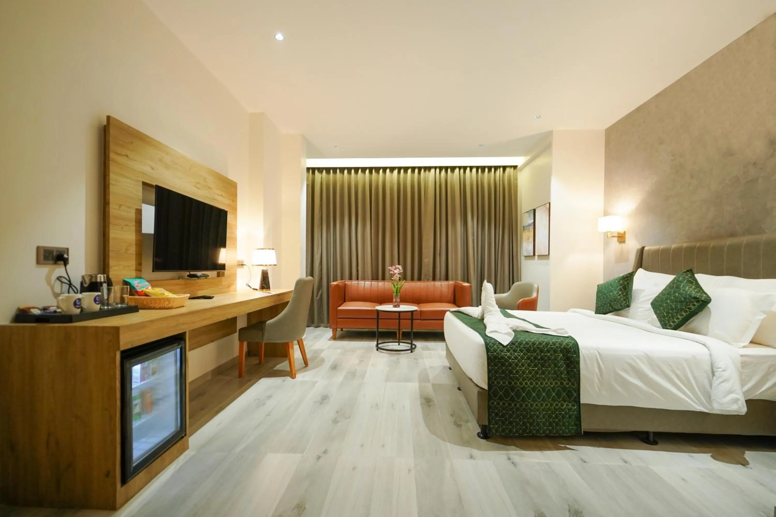 Bedroom, Bed in Hotel Park Inn Nellore - Near the Hospital & Highway