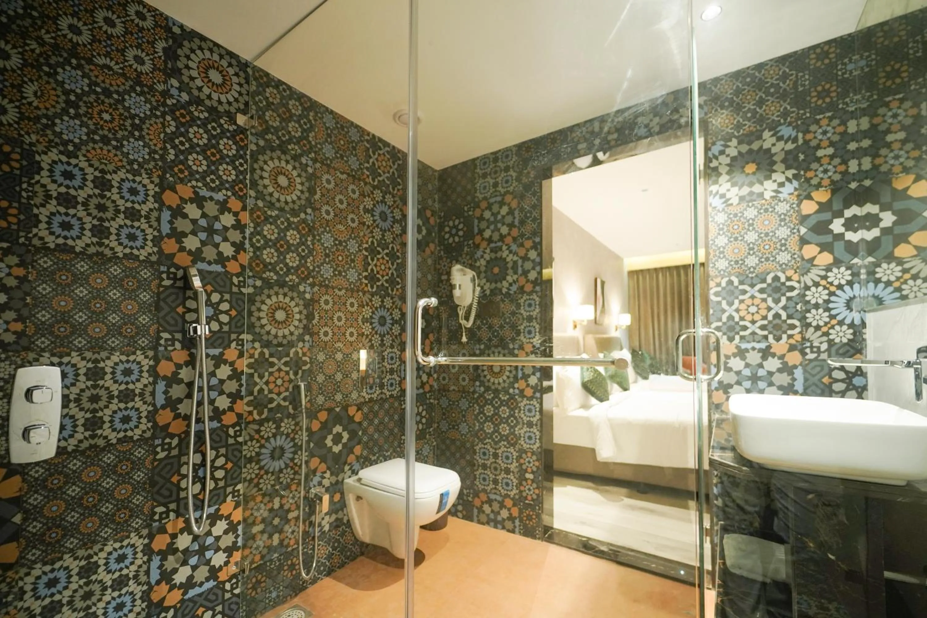 Bathroom in Hotel Park Inn Nellore - Near the Hospital & Highway