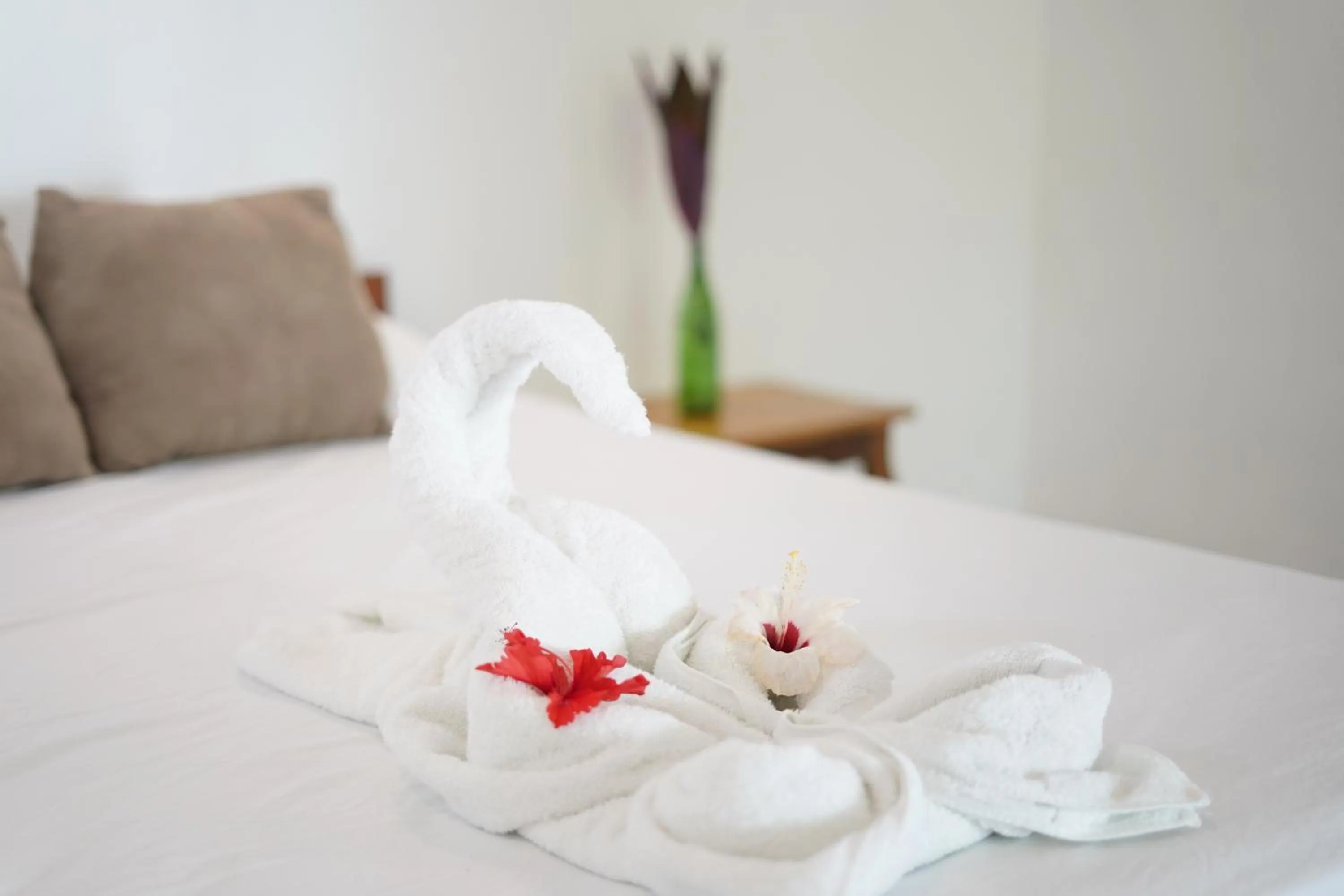 Bed in El Pacifico Hotel