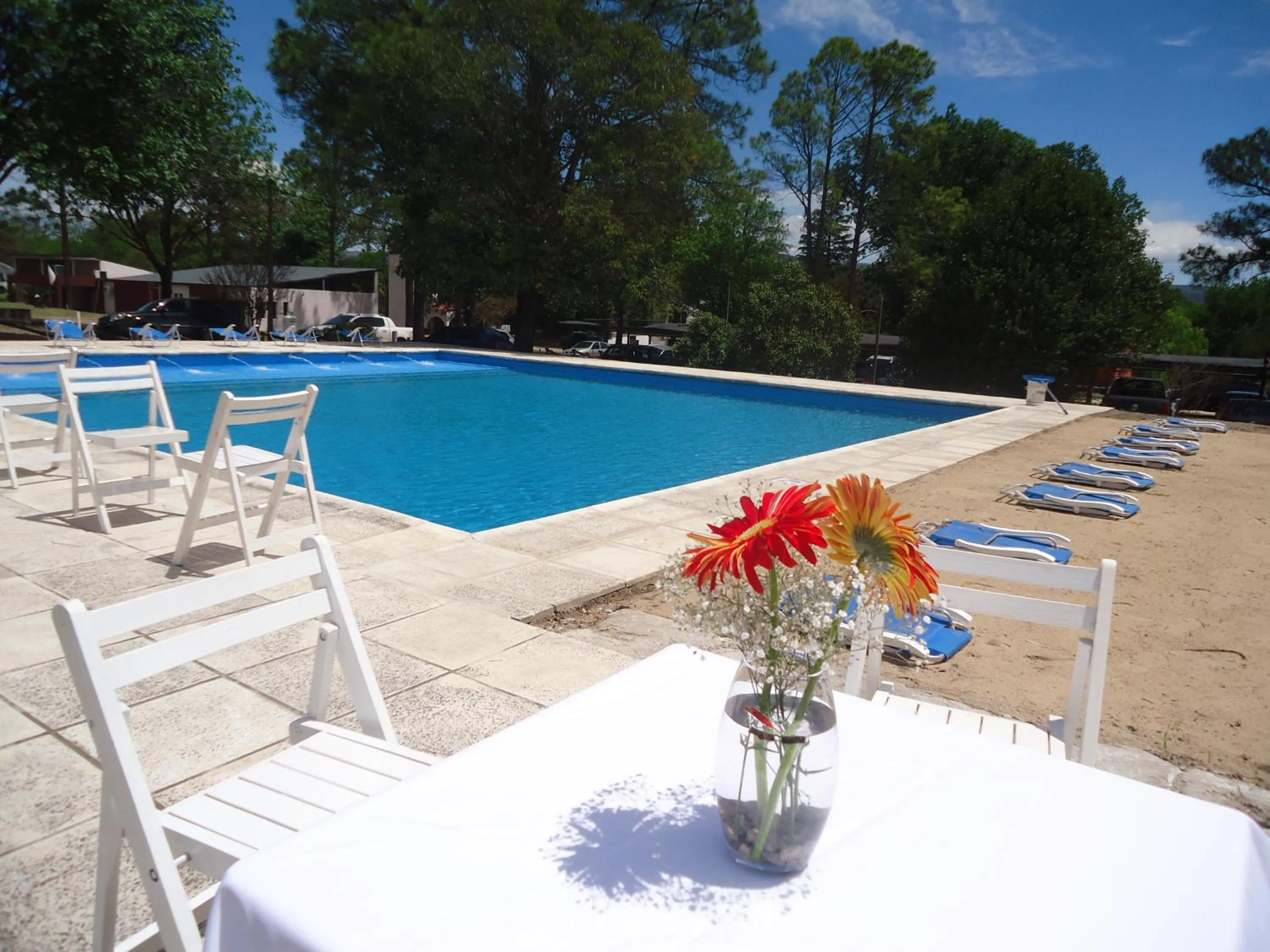 Pool view in San Miguel Plaza Hotel All Inclusive