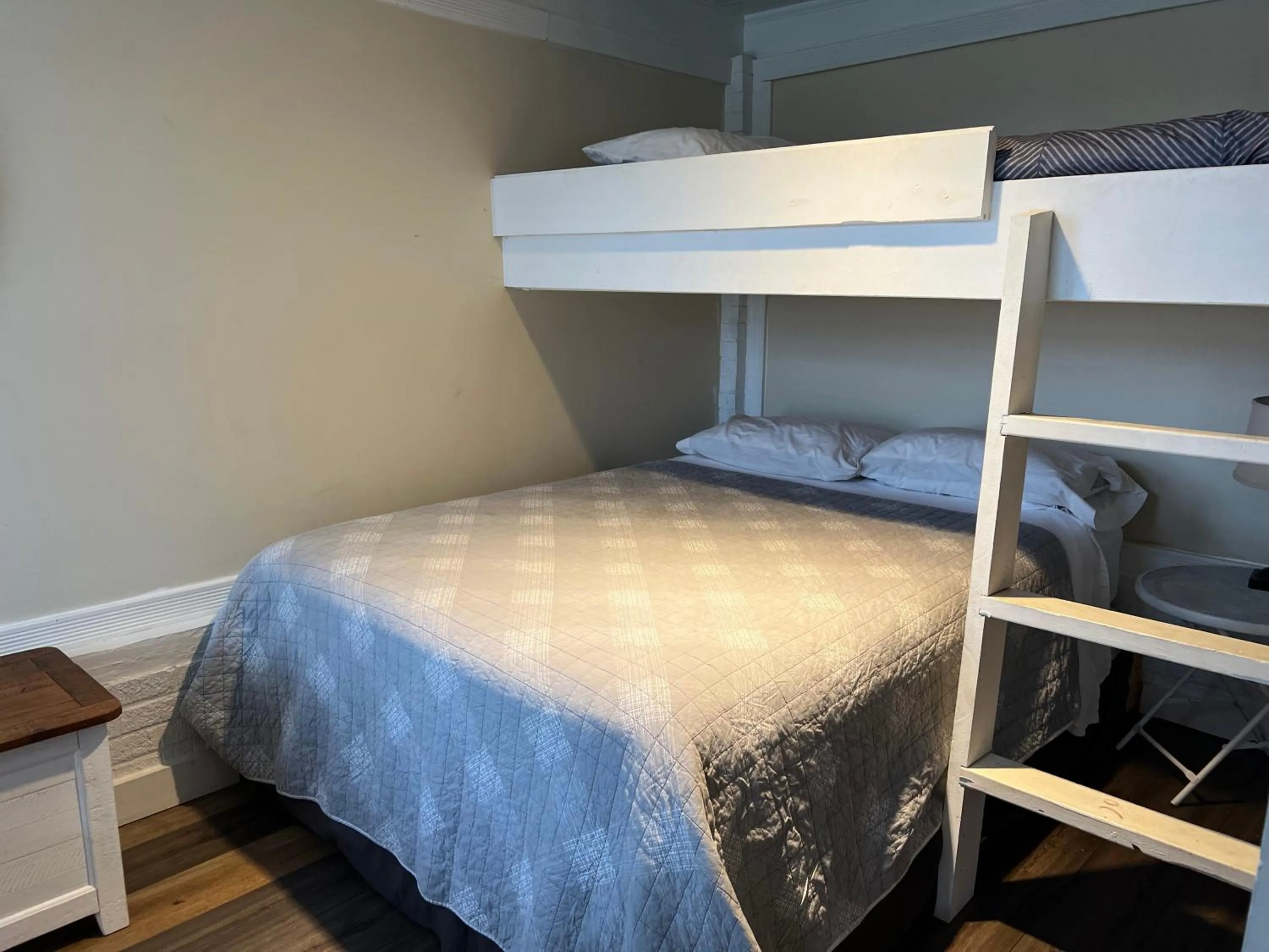 Bedroom, Bed in Kozy Haven Log Cabin Rentals