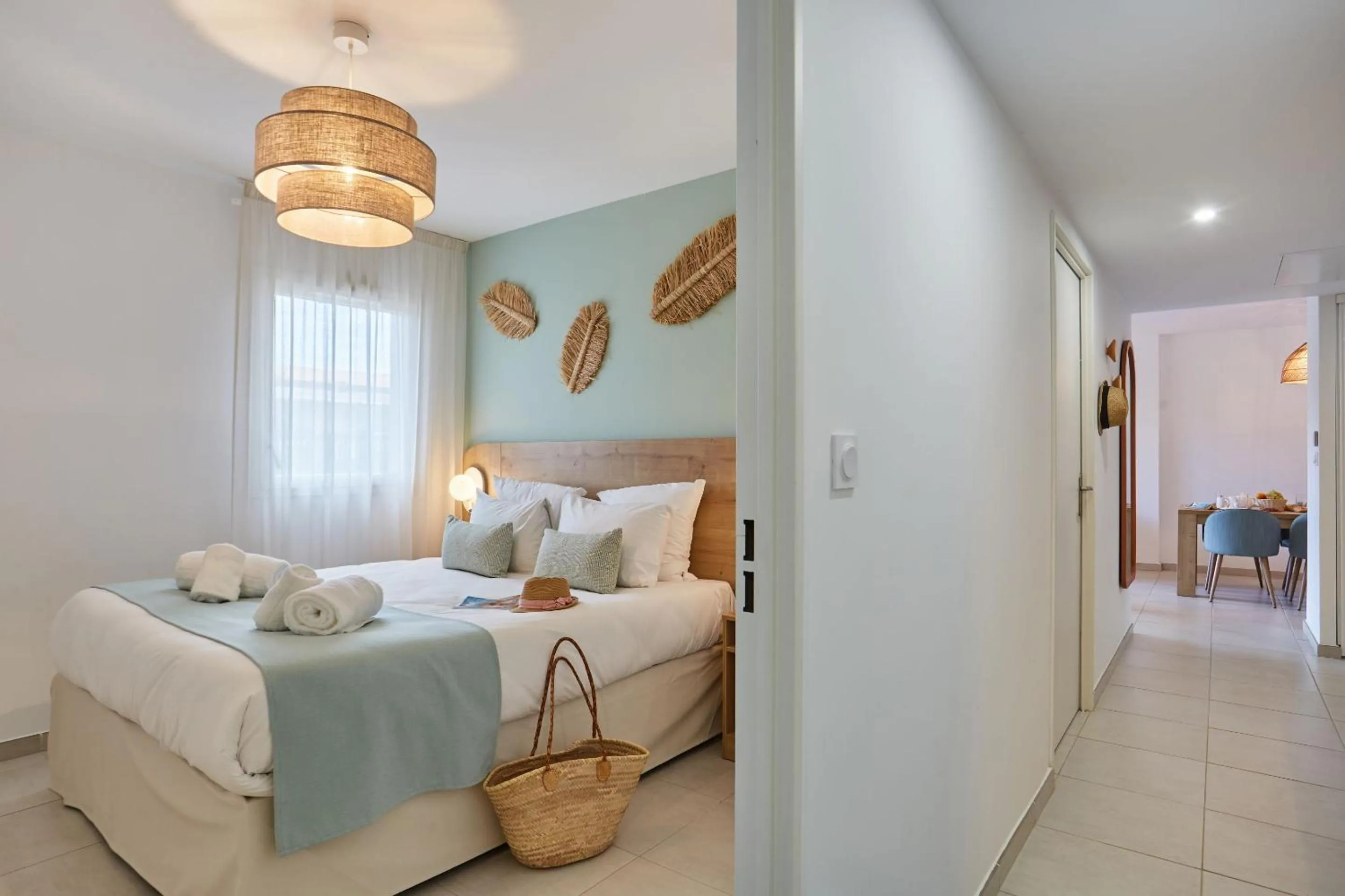 Bedroom, Bed in Résidence Odalys Riviera