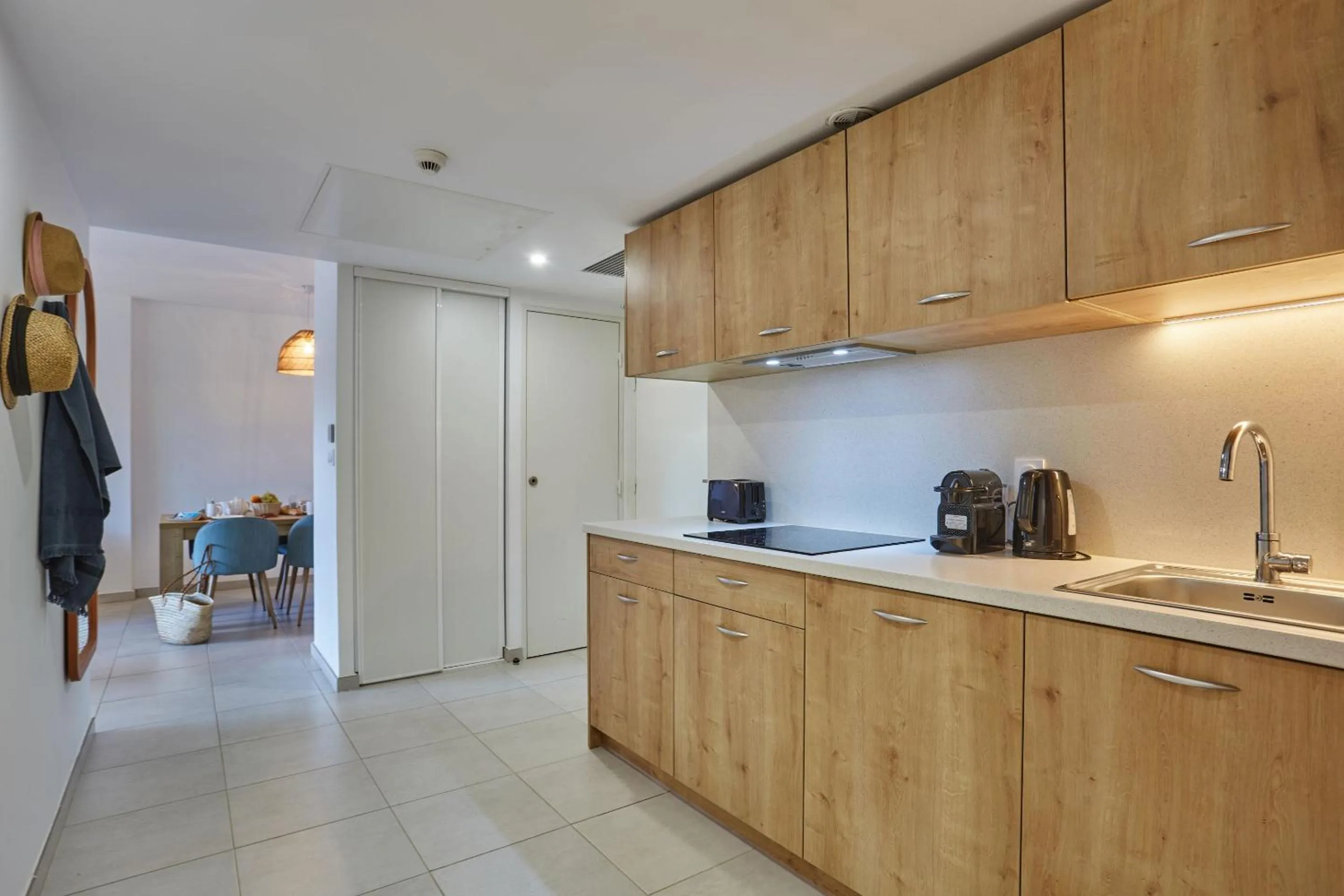 Kitchen or kitchenette in Résidence Odalys Riviera