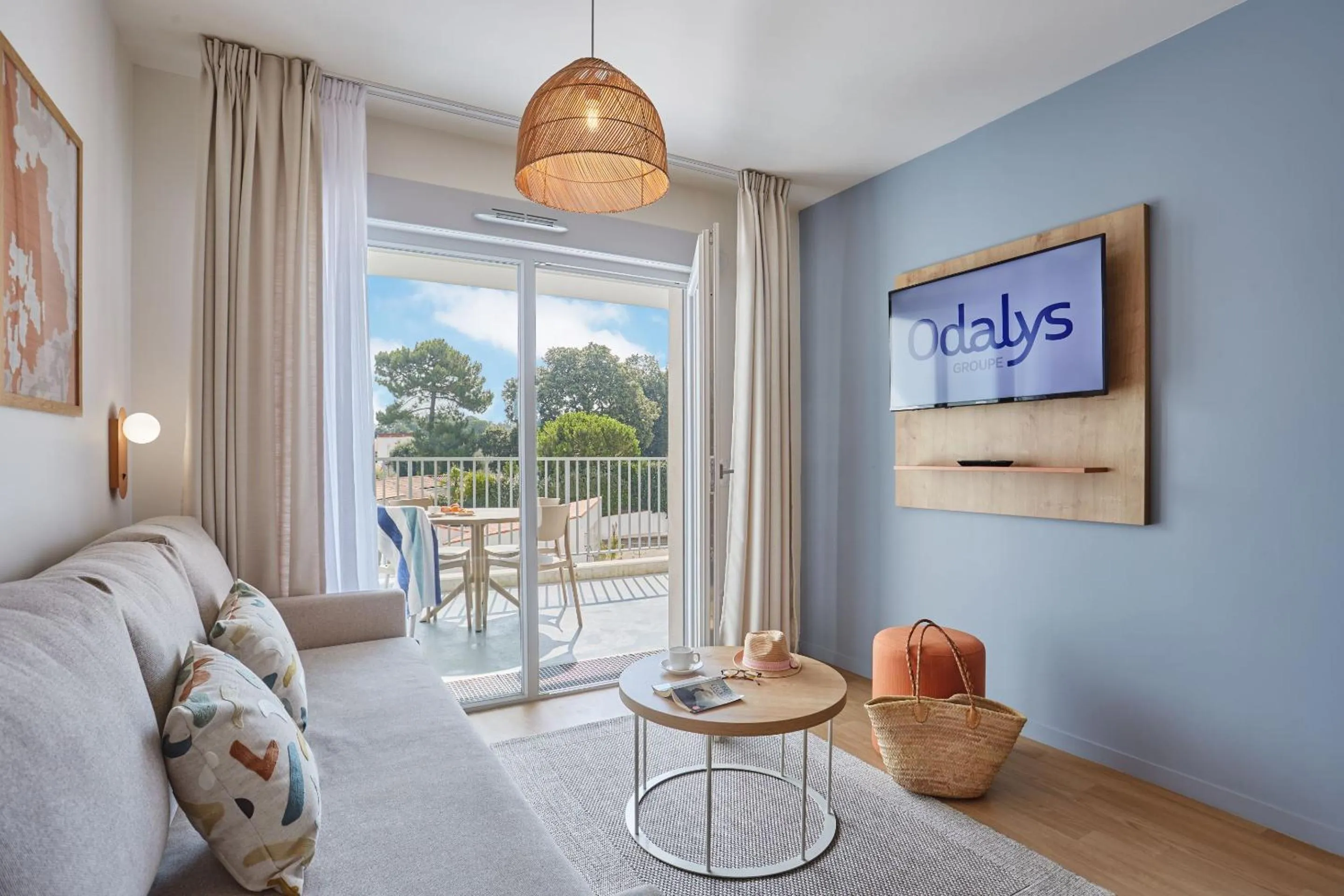 Seating area in Résidence Odalys L'Orée du Parc