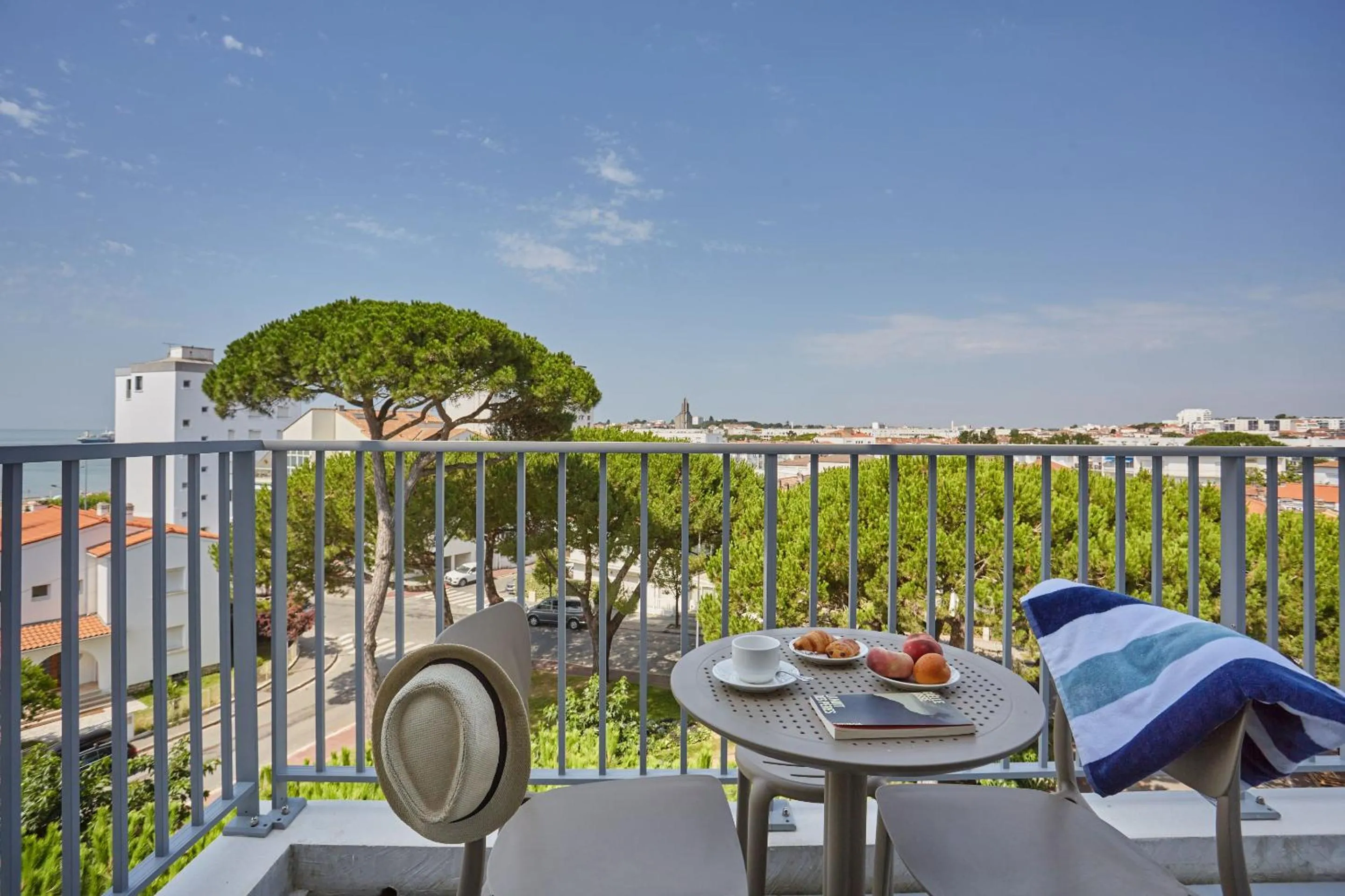 Balcony/Terrace in Résidence Odalys L'Orée du Parc