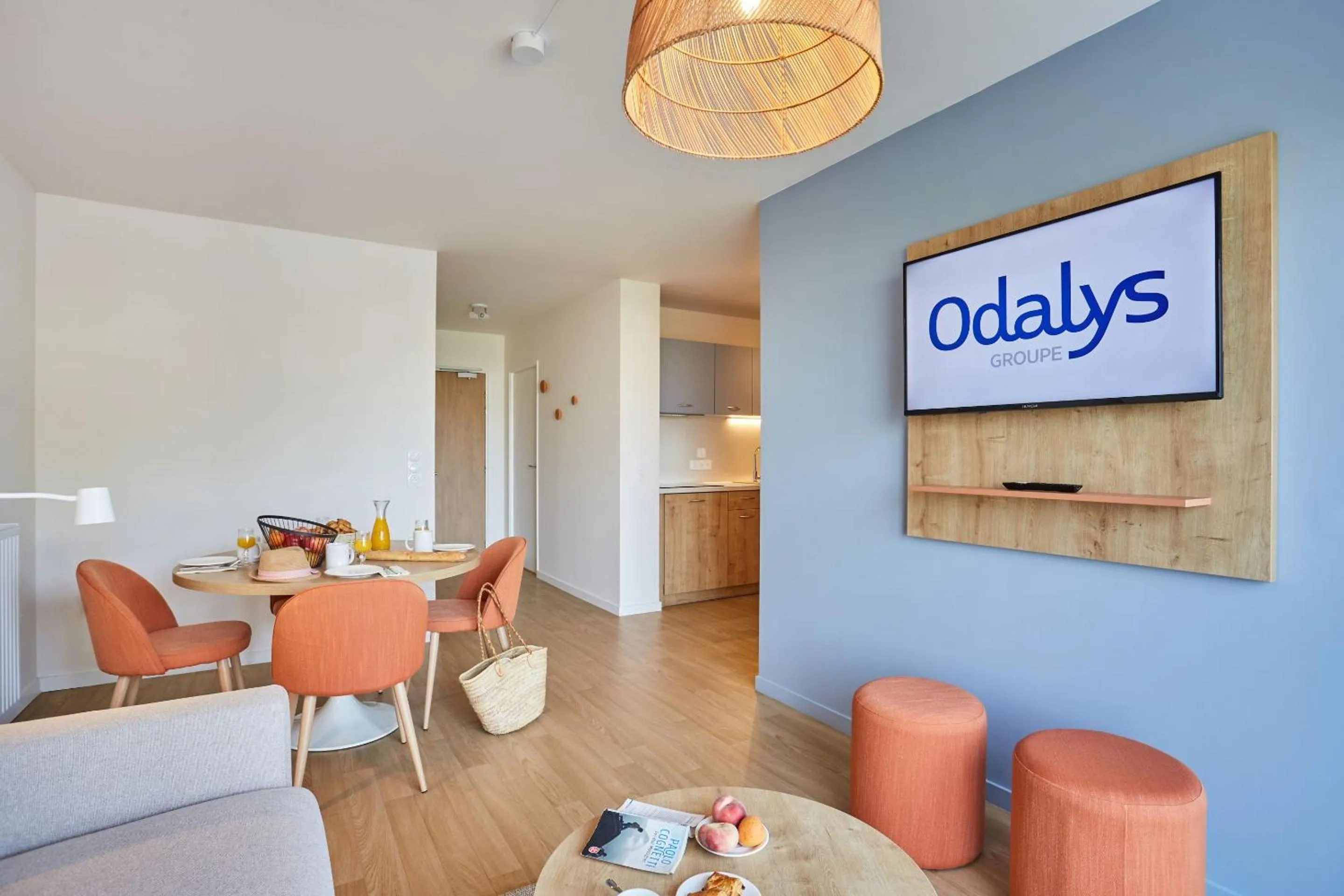 Dining area in Résidence Odalys L'Orée du Parc