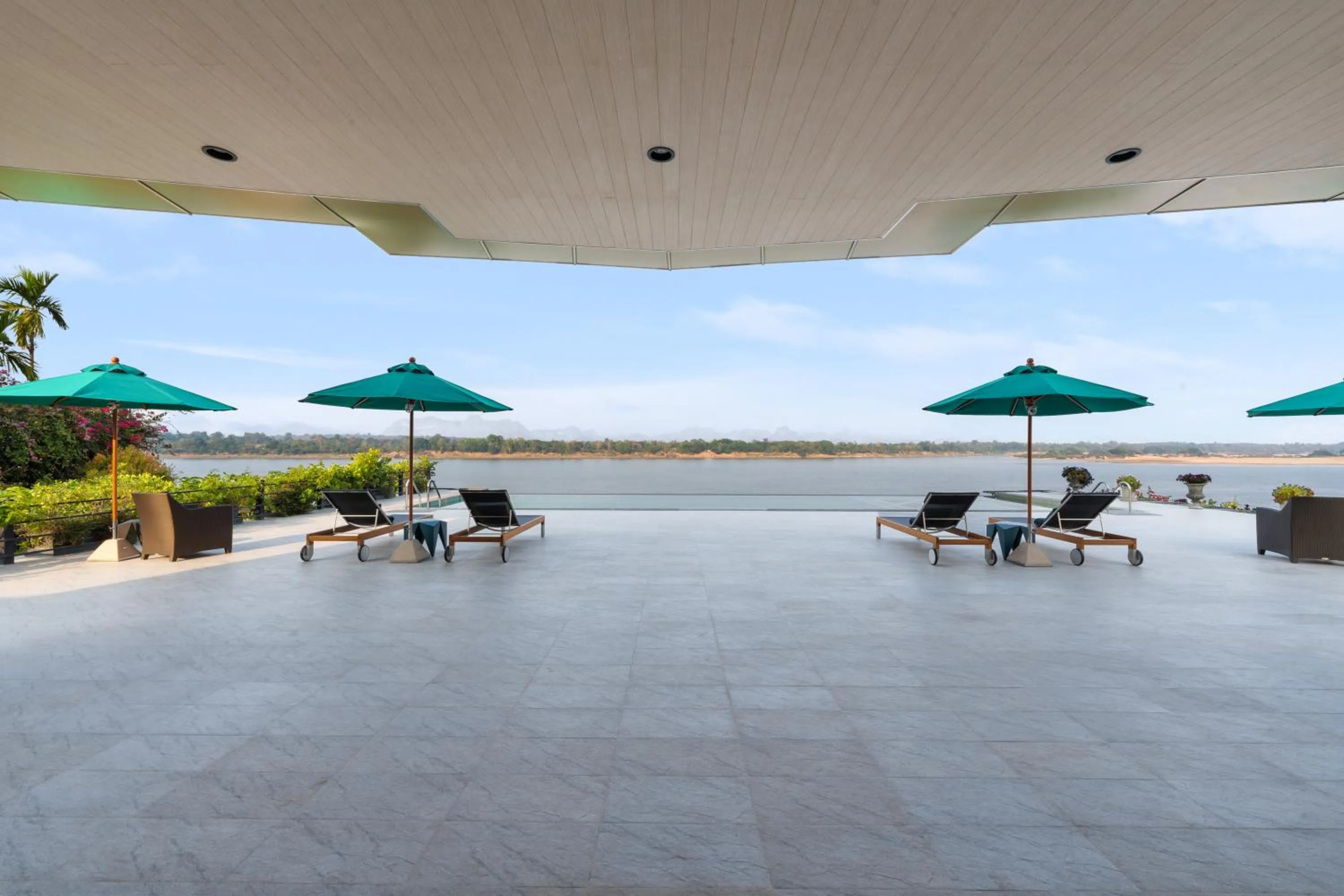 Swimming pool in Naka-Raj Escape Hotel