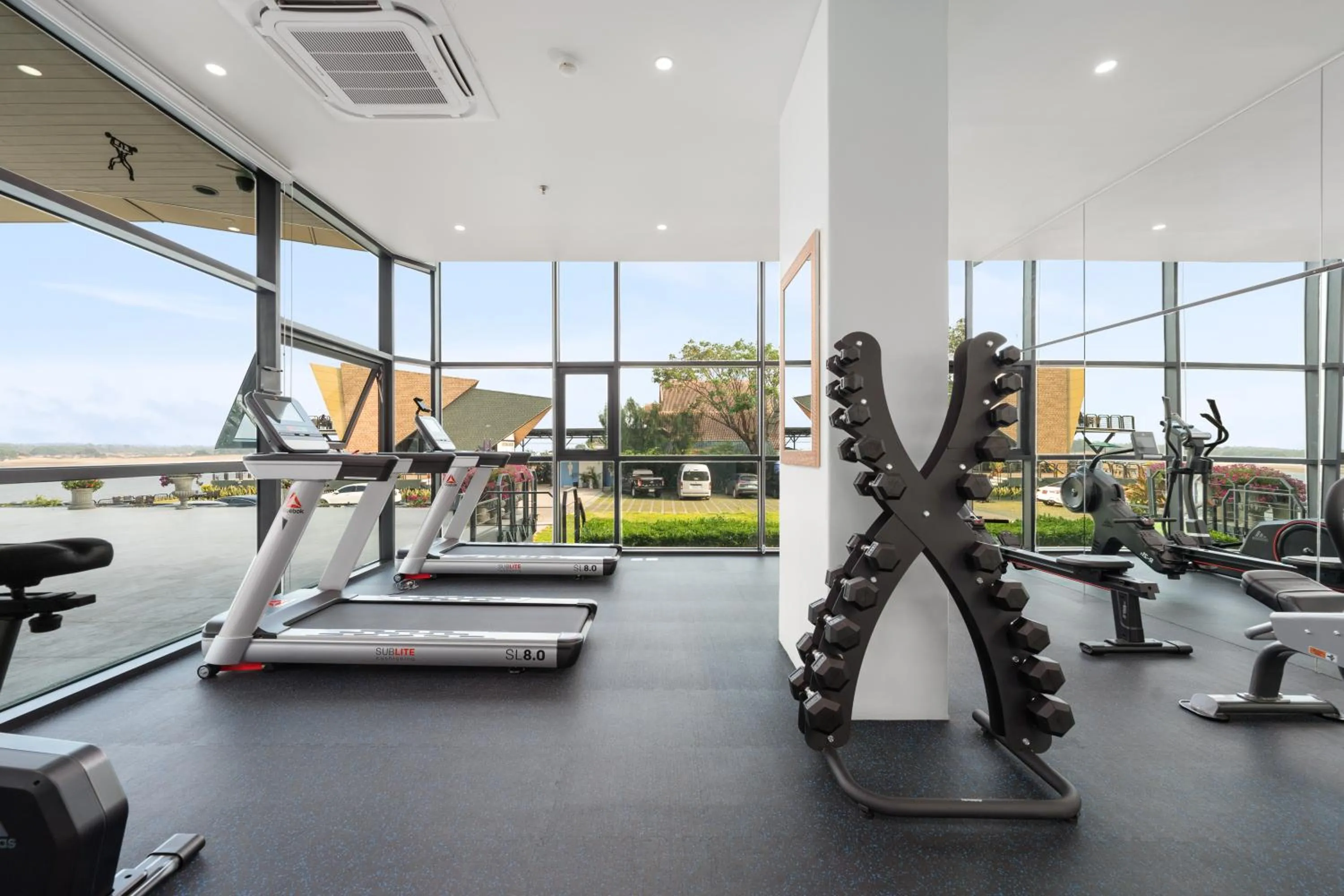 Fitness centre/facilities in Naka-Raj Escape Hotel