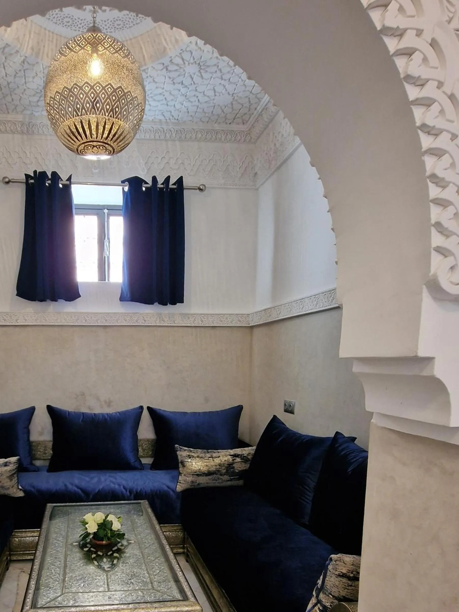 Living room in Riad Explore - Marrakech Medina Boutique Guest House