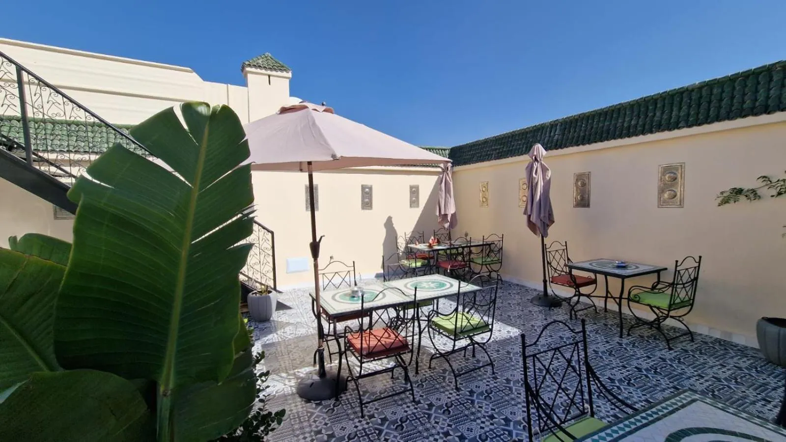 Balcony/Terrace in Riad Explore - Marrakech Medina Boutique Guest House