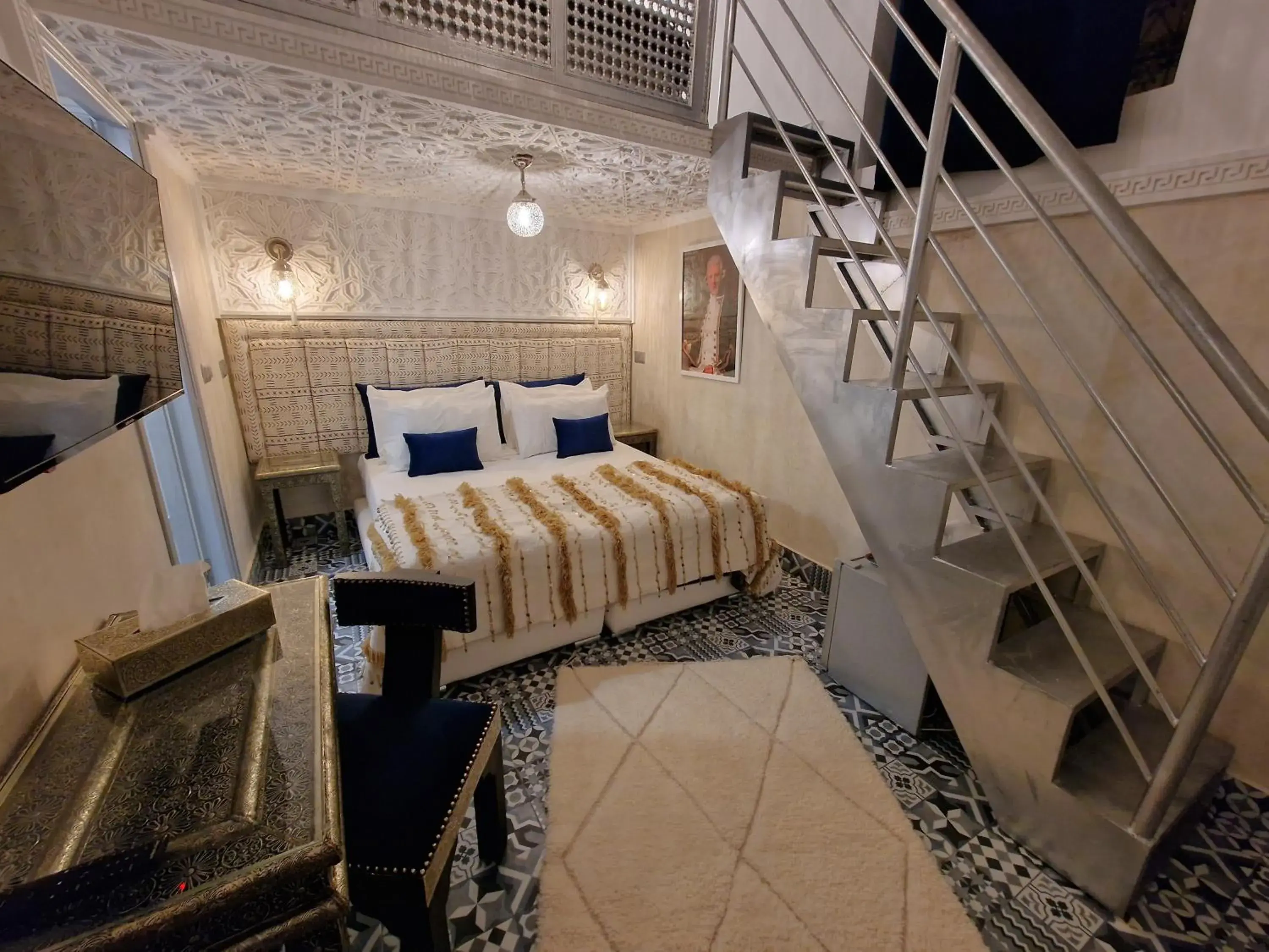 Standard Quadruple Room in Riad Explore - Marrakech Medina Boutique Guest House Standard Quadruple Room in Riad Explore - Marrakech Medina Boutique Guest House