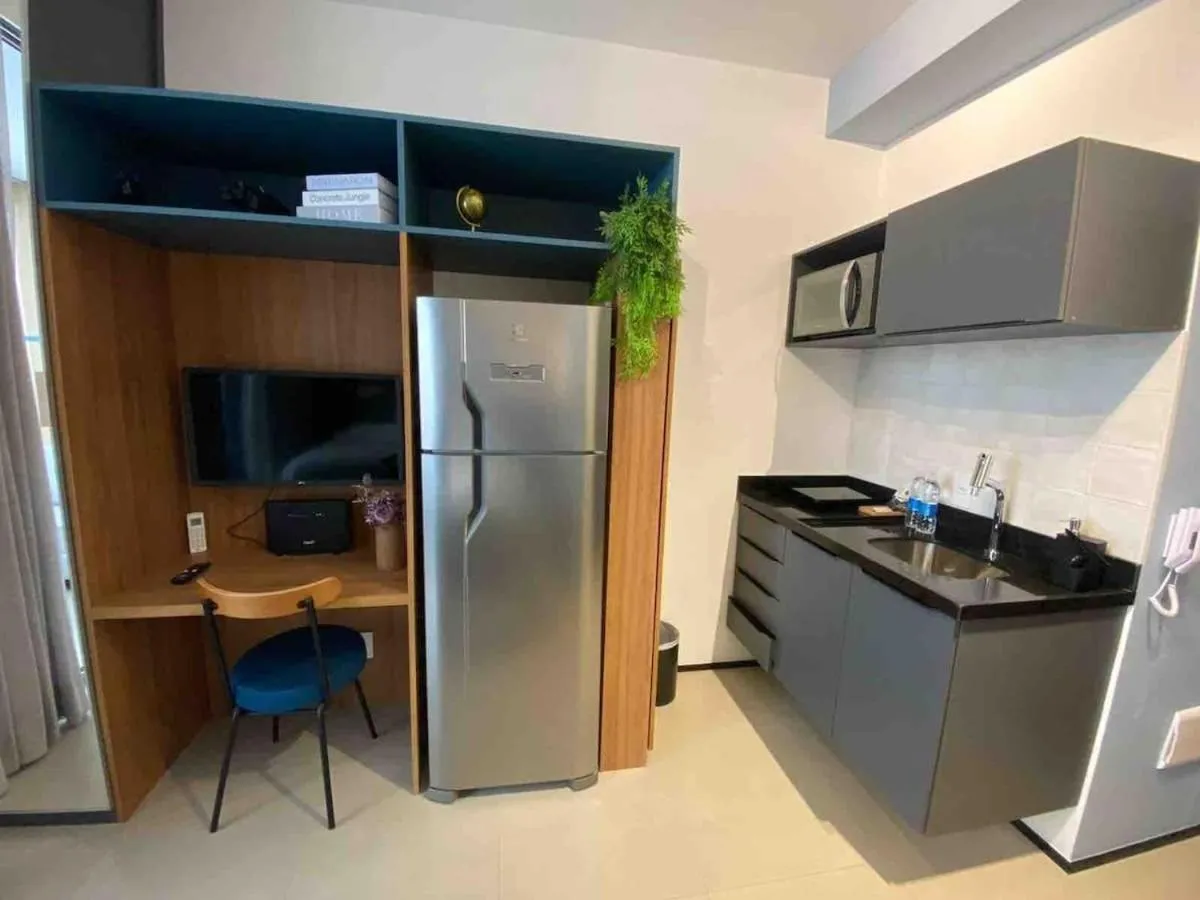 Kitchen or kitchenette in Apartamentos em frente ao Allianz Parque