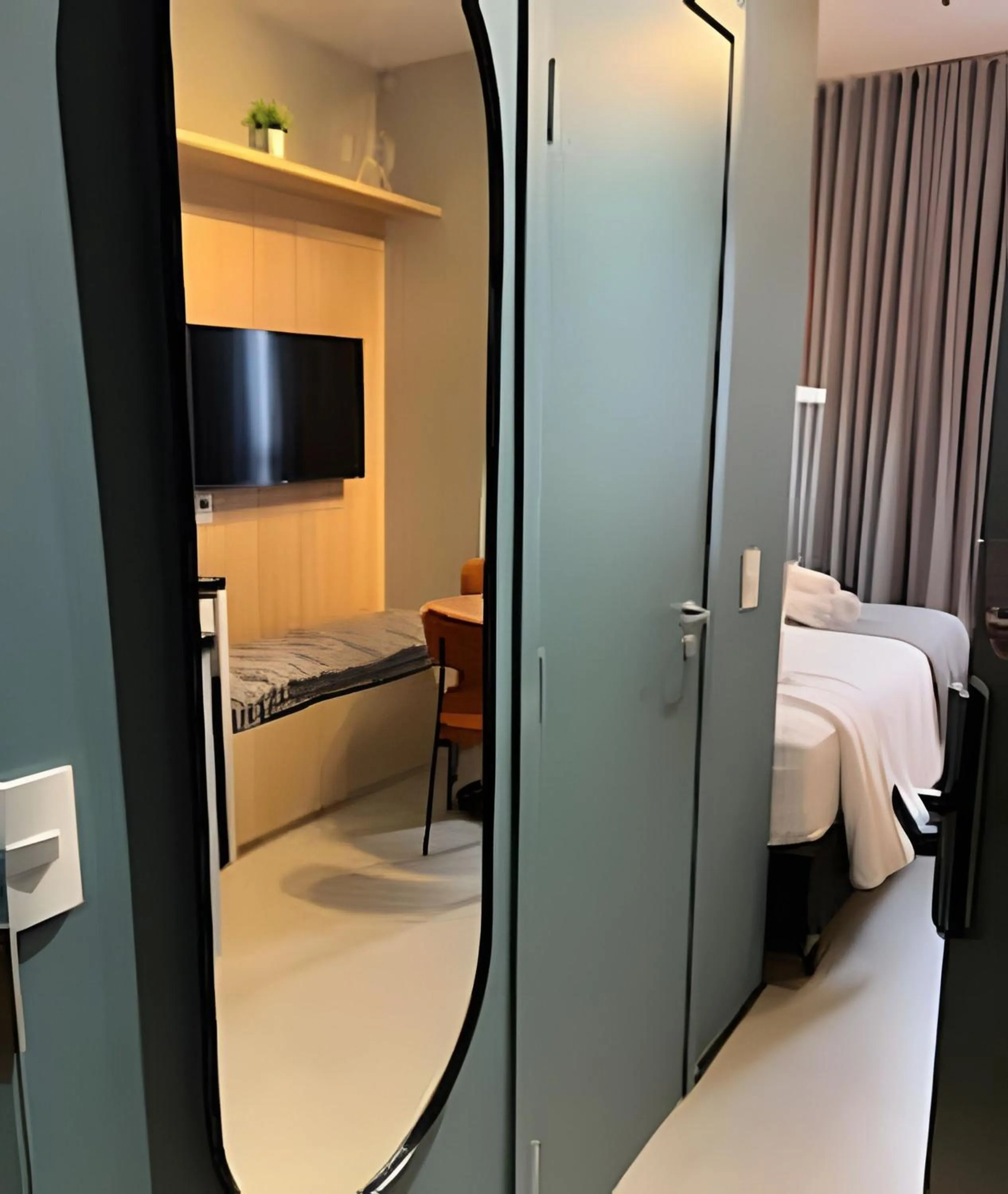 Bed in Apartamentos em frente ao Allianz Parque