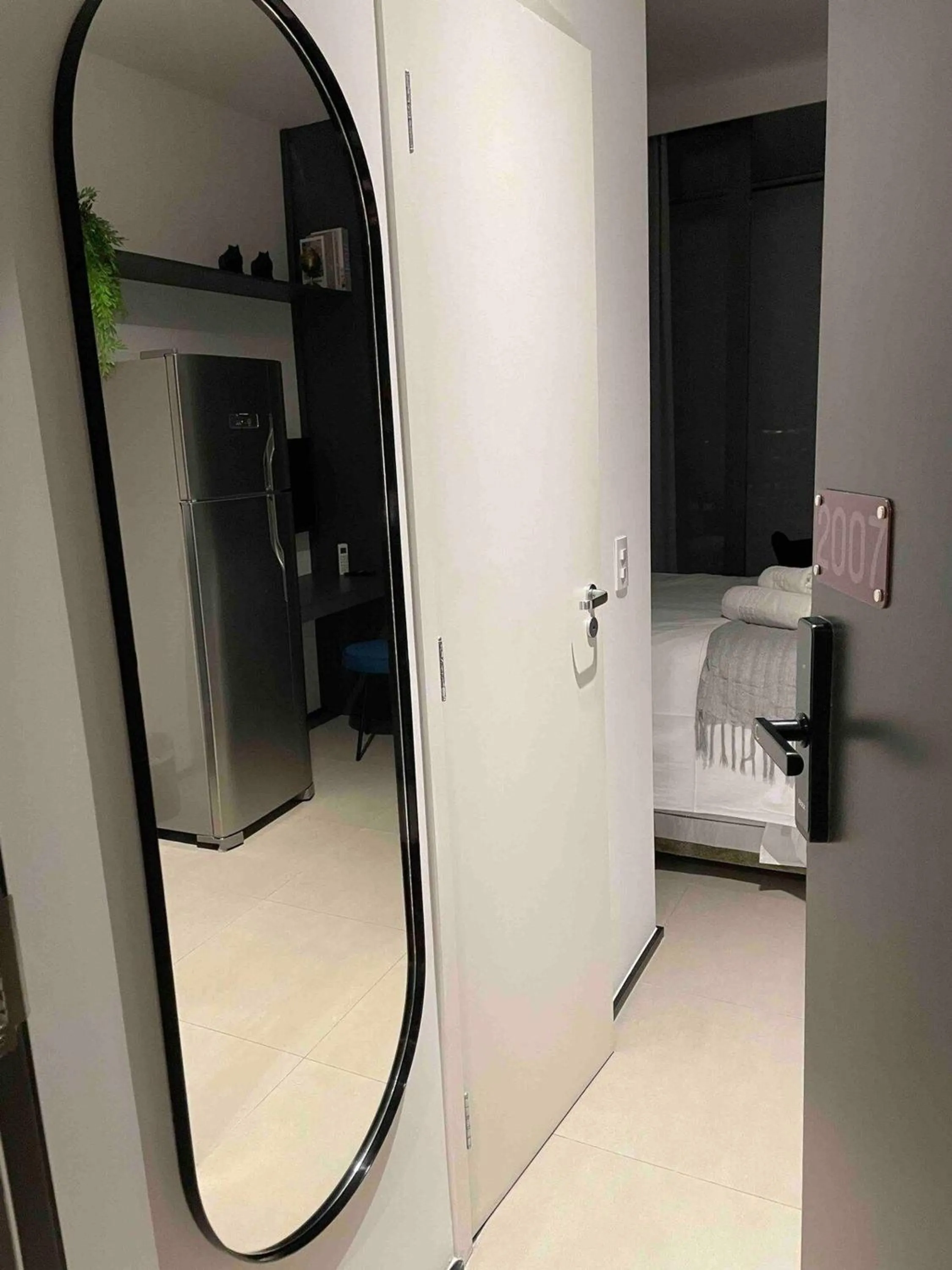 Bed in Apartamentos em frente ao Allianz Parque