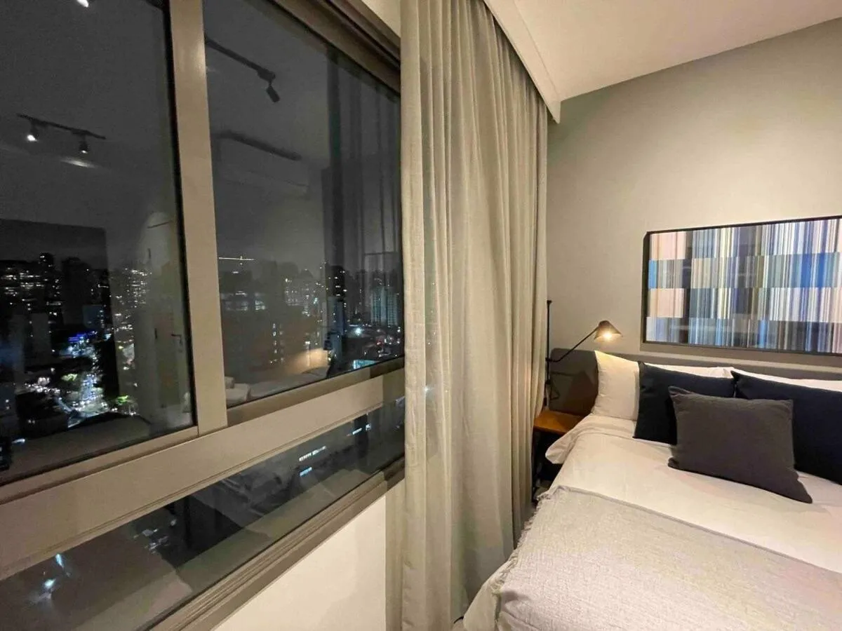 Bed in Apartamentos em frente ao Allianz Parque