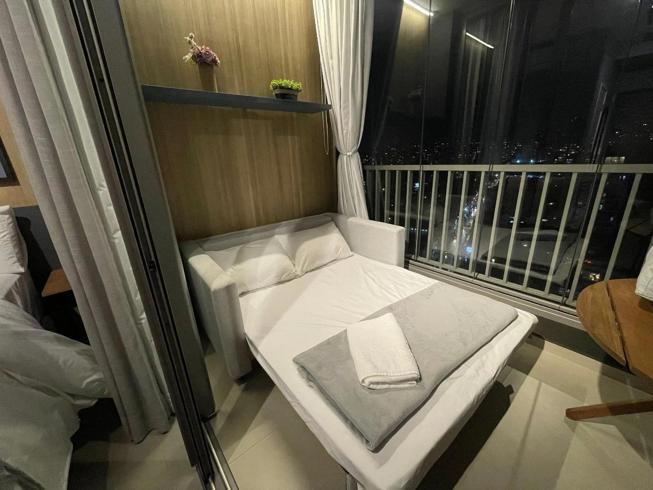 Bed in Apartamentos em frente ao Allianz Parque