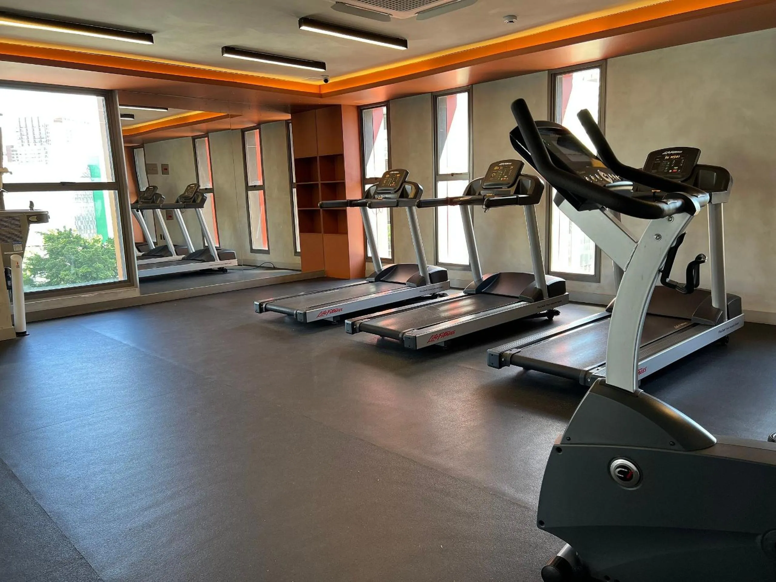Fitness centre/facilities in Apartamentos em frente ao Allianz Parque