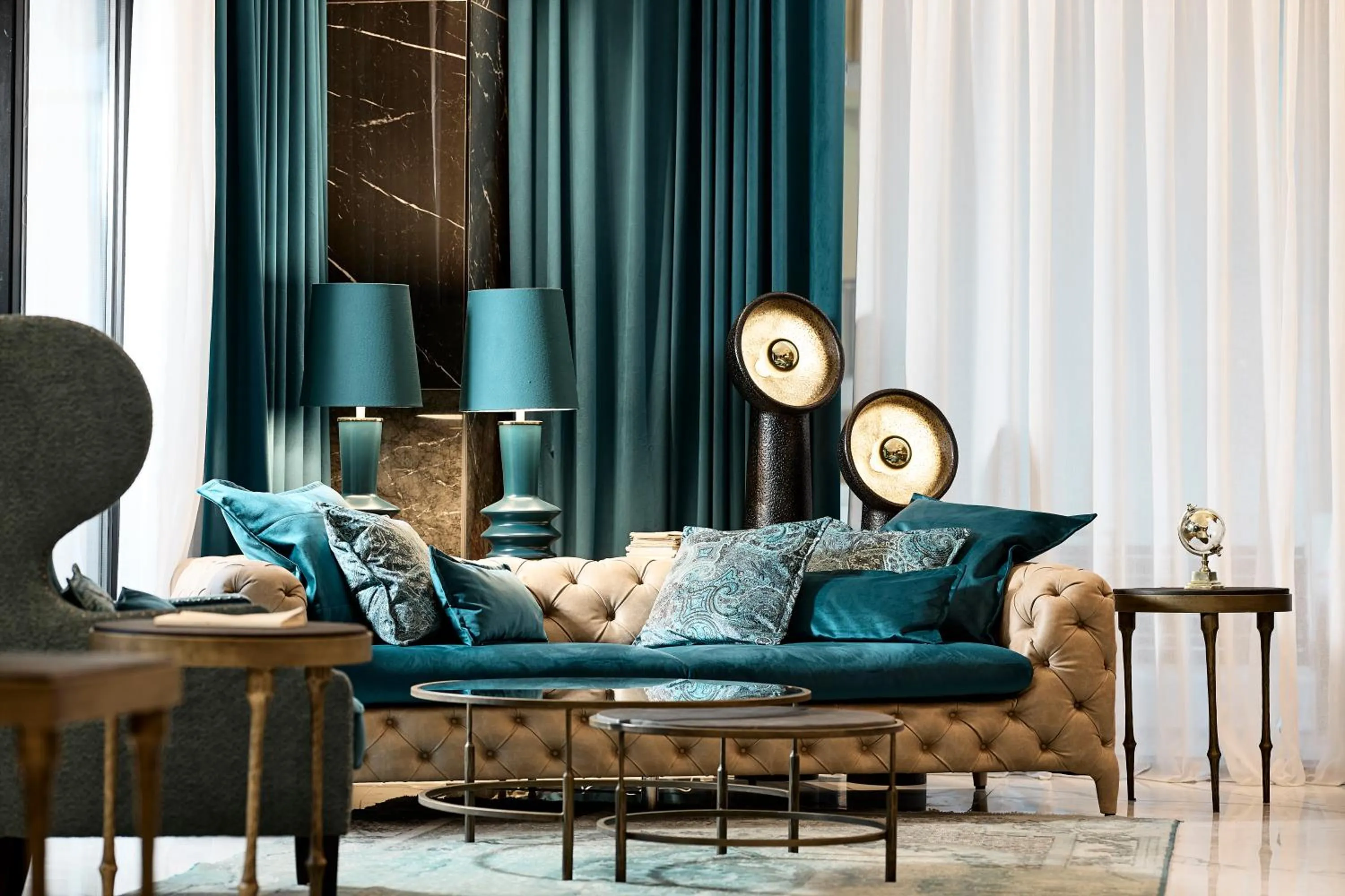 Living room in Athenarum Portus Life & Style Hotel