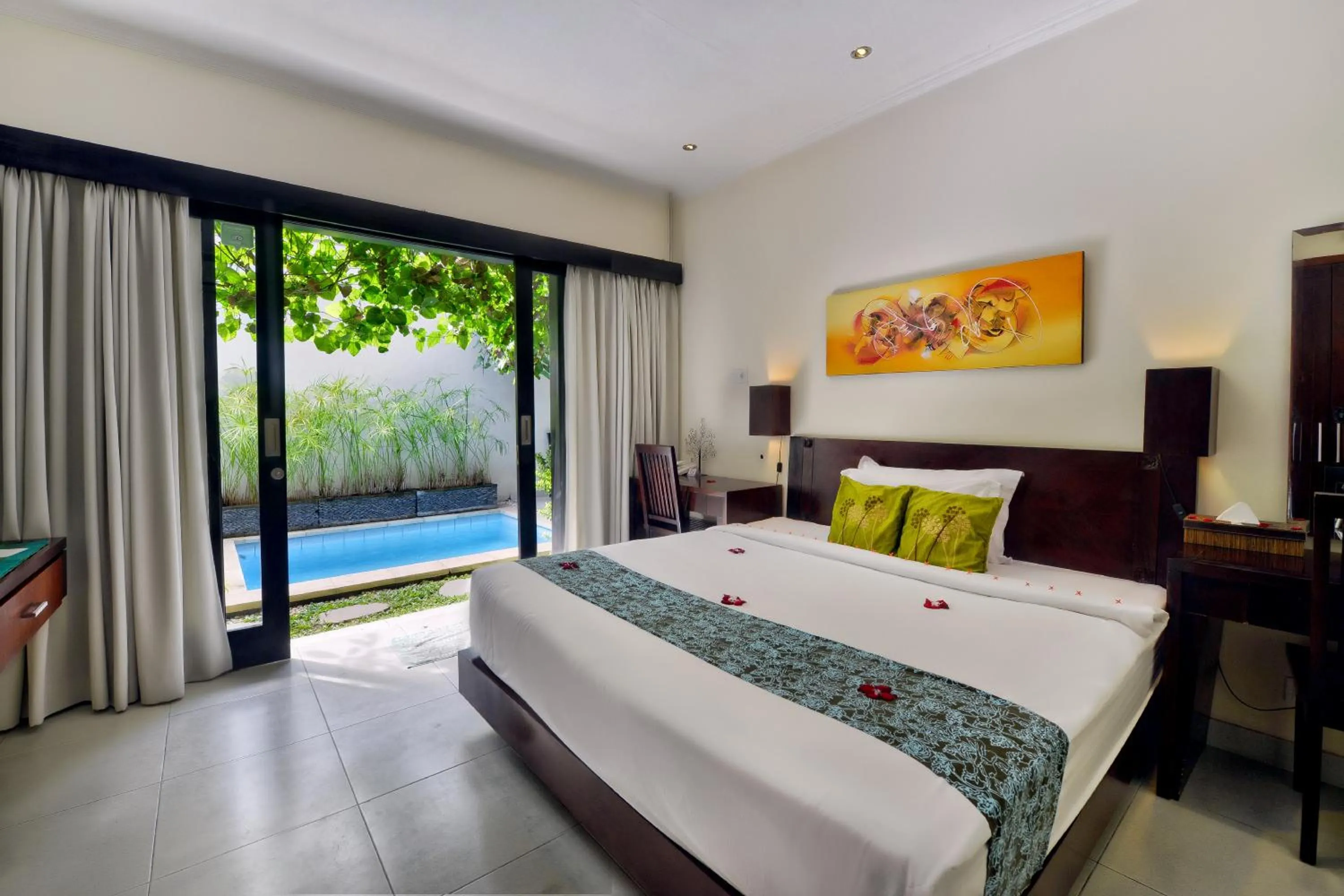 Bed in Bali Corail Villas