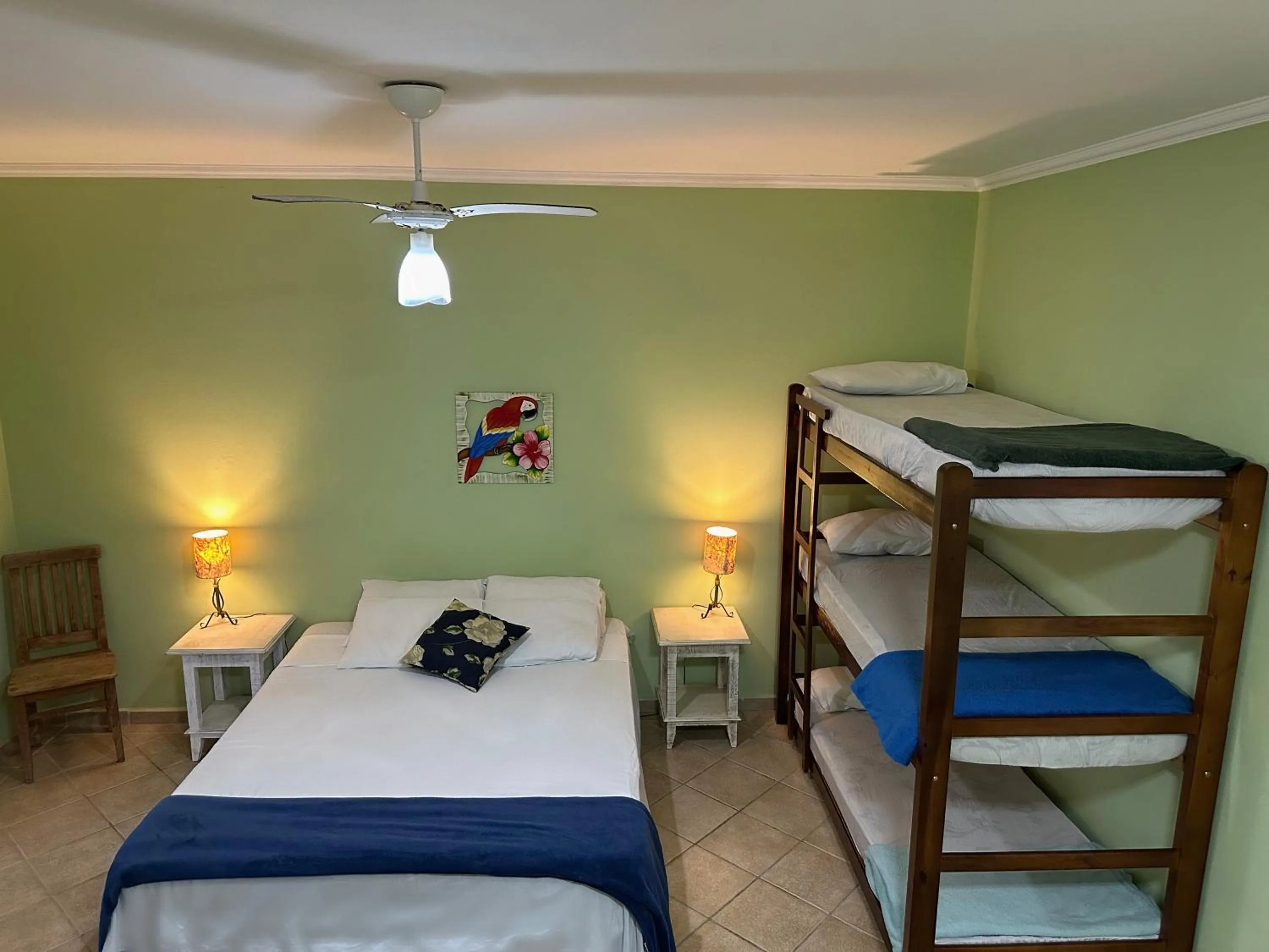 Bed in Surfside Suites