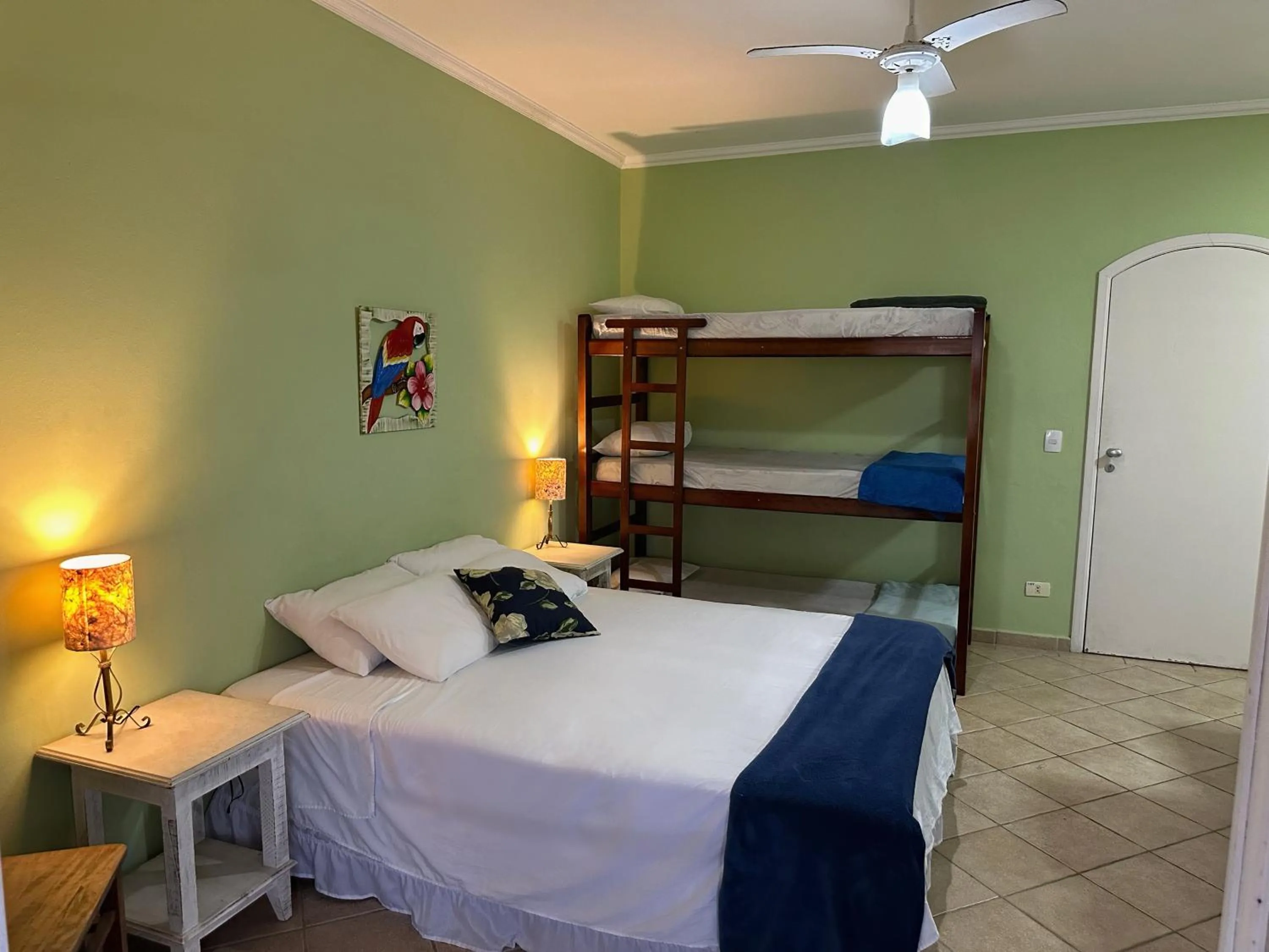 Bed in Surfside Suites