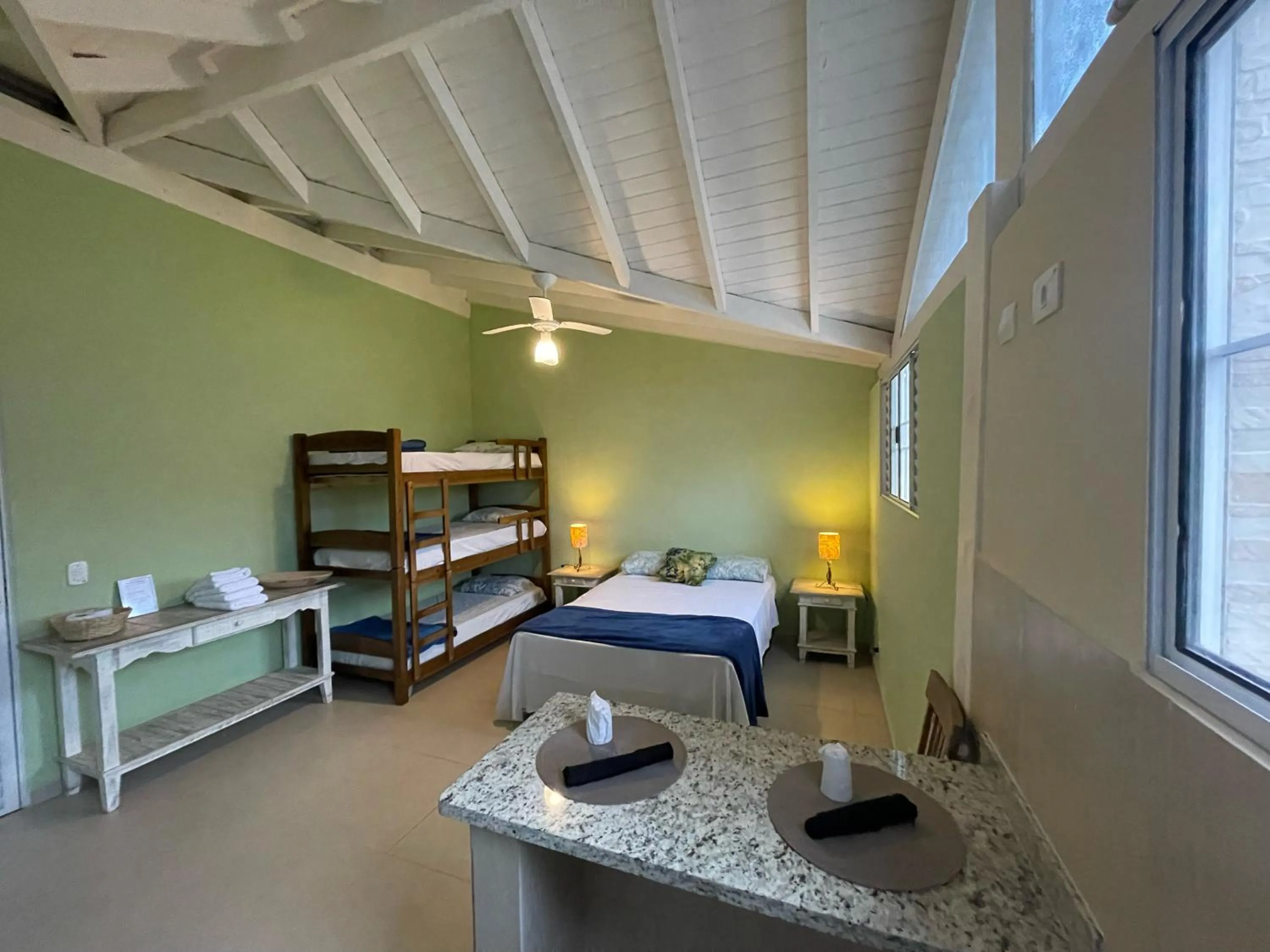 Bed in Surfside Suites