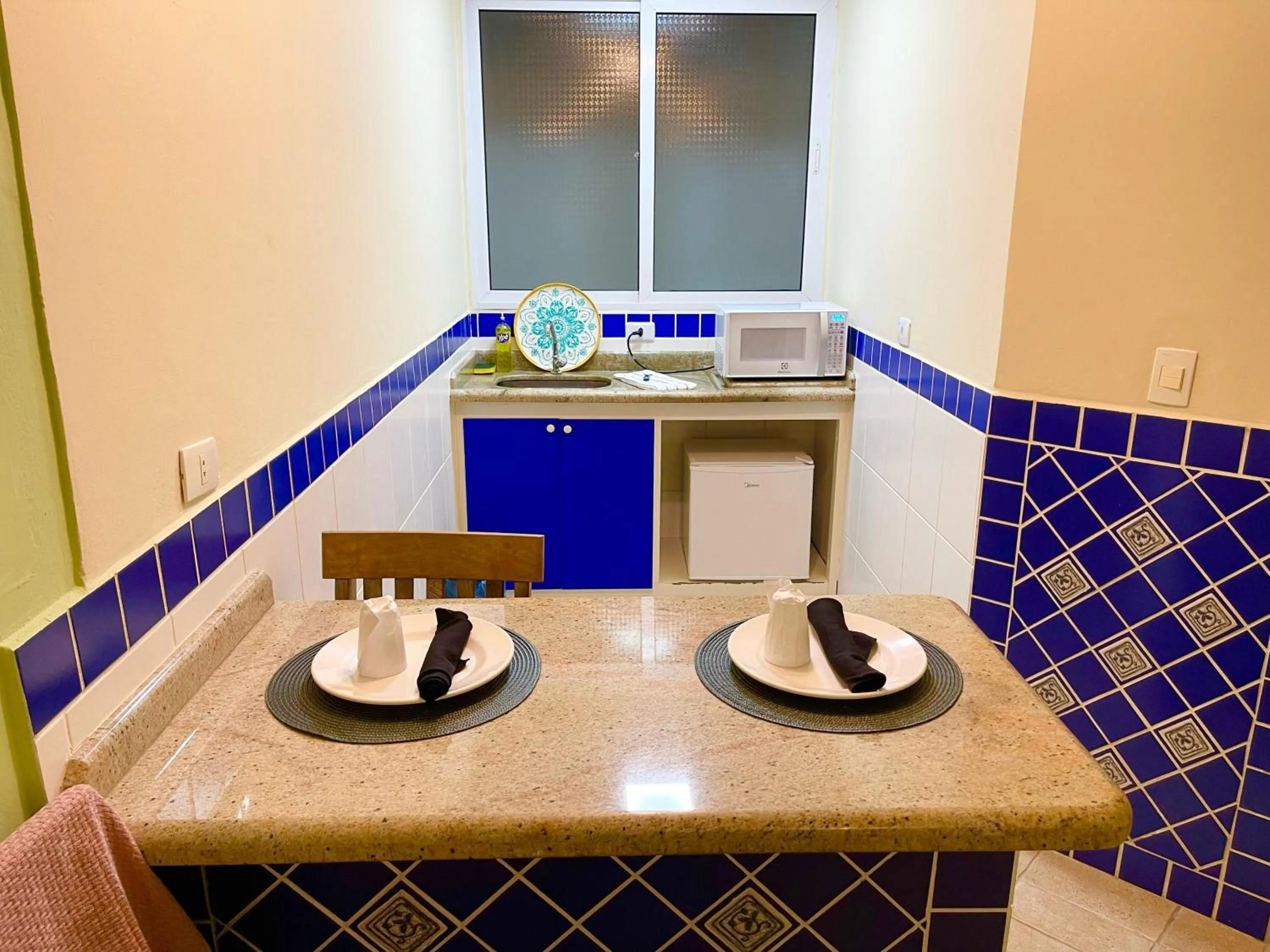 kitchen in Surfside Suites