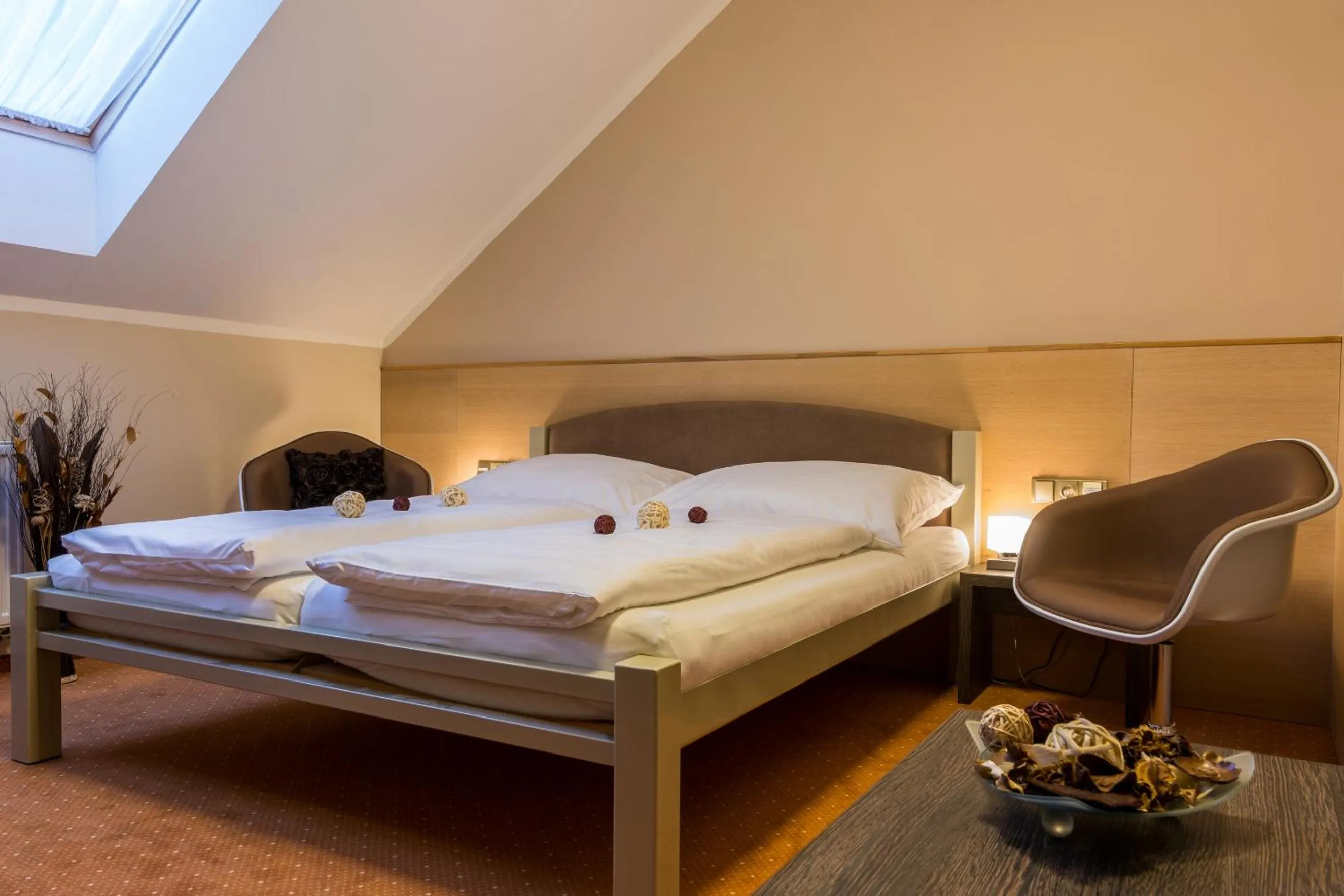 Bed in Hotel Lužnice