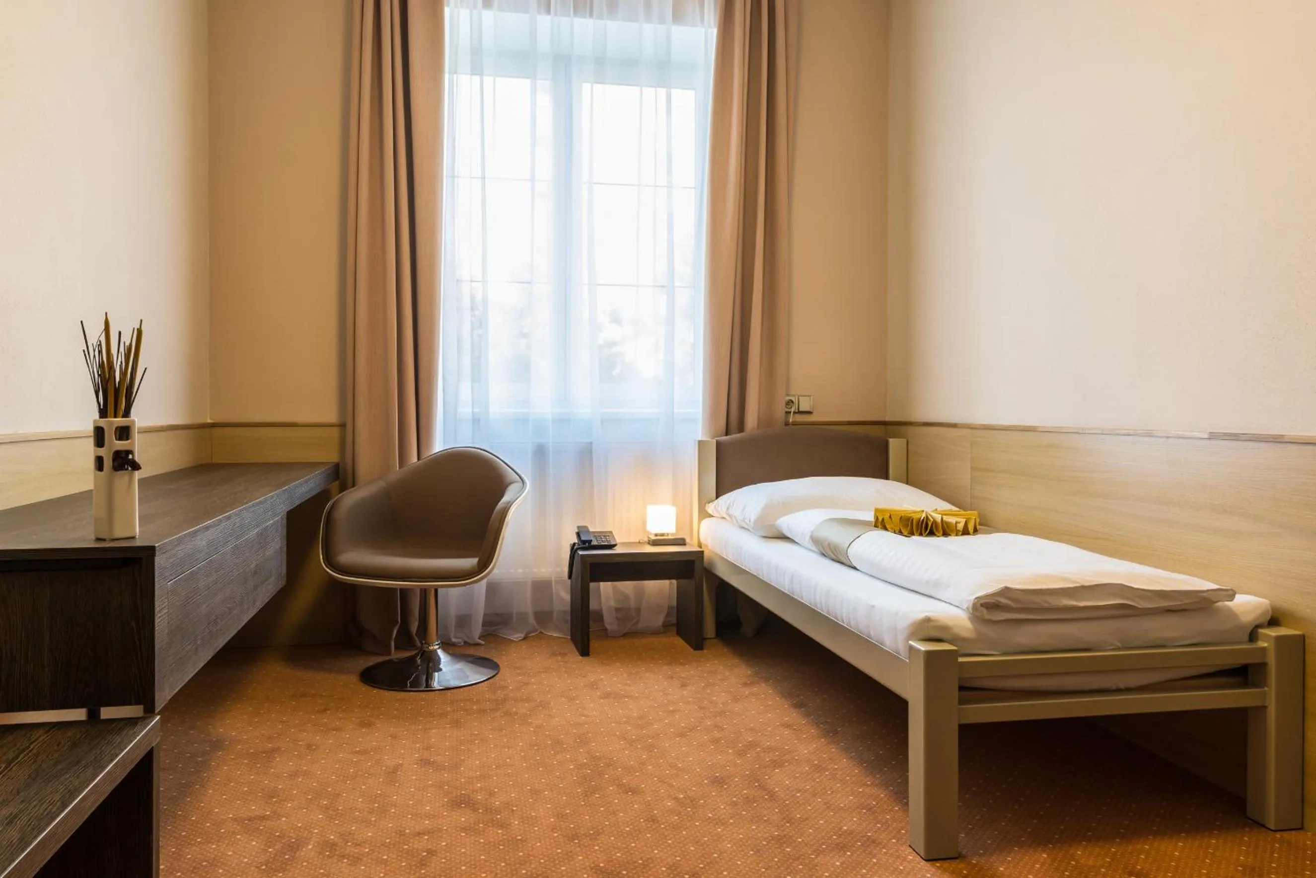 Bed in Hotel Lužnice