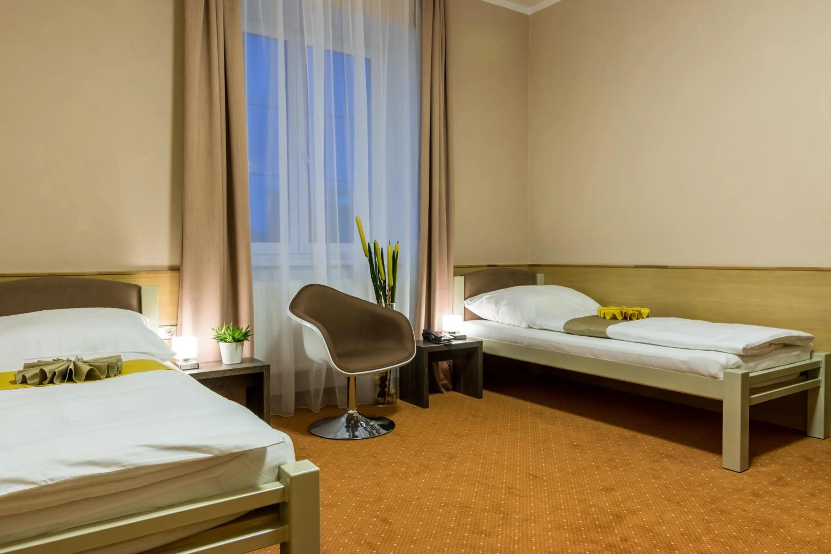 Bed in Hotel Lužnice