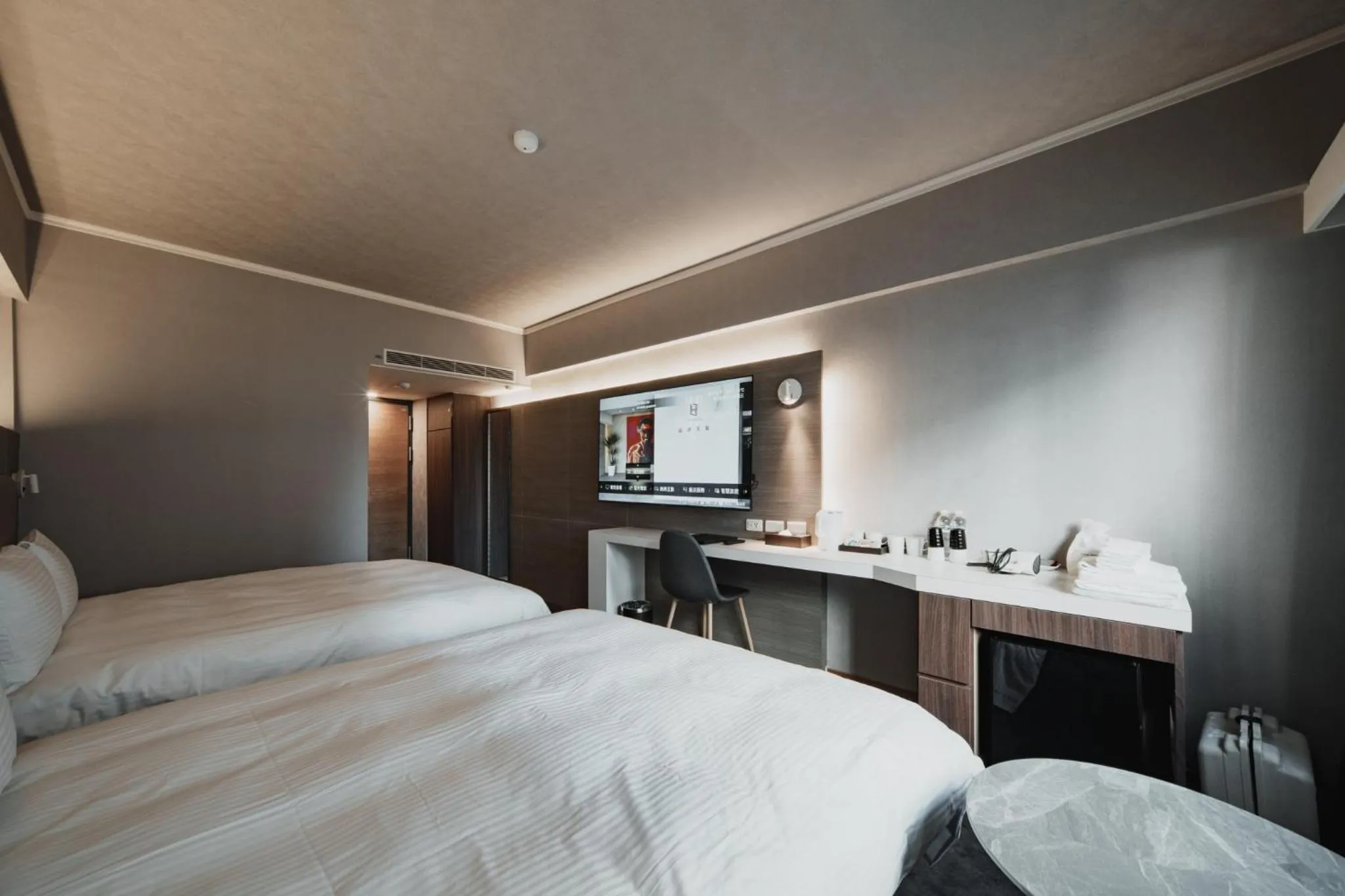 Bed in Hub Hotel Kaohsiung Yisin Branch