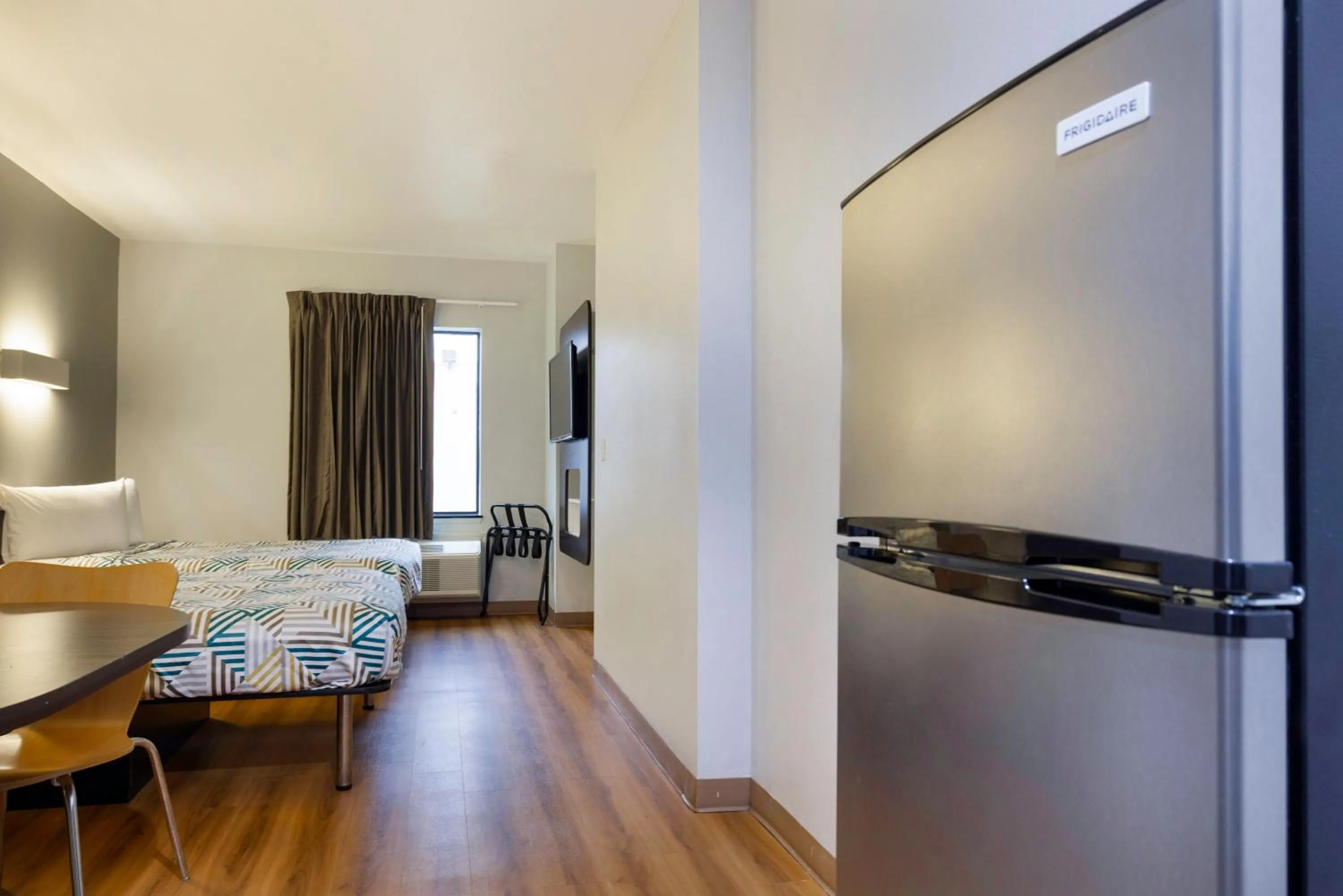 Bedroom in Studio 6 Suites Texas City, TX I 45 South