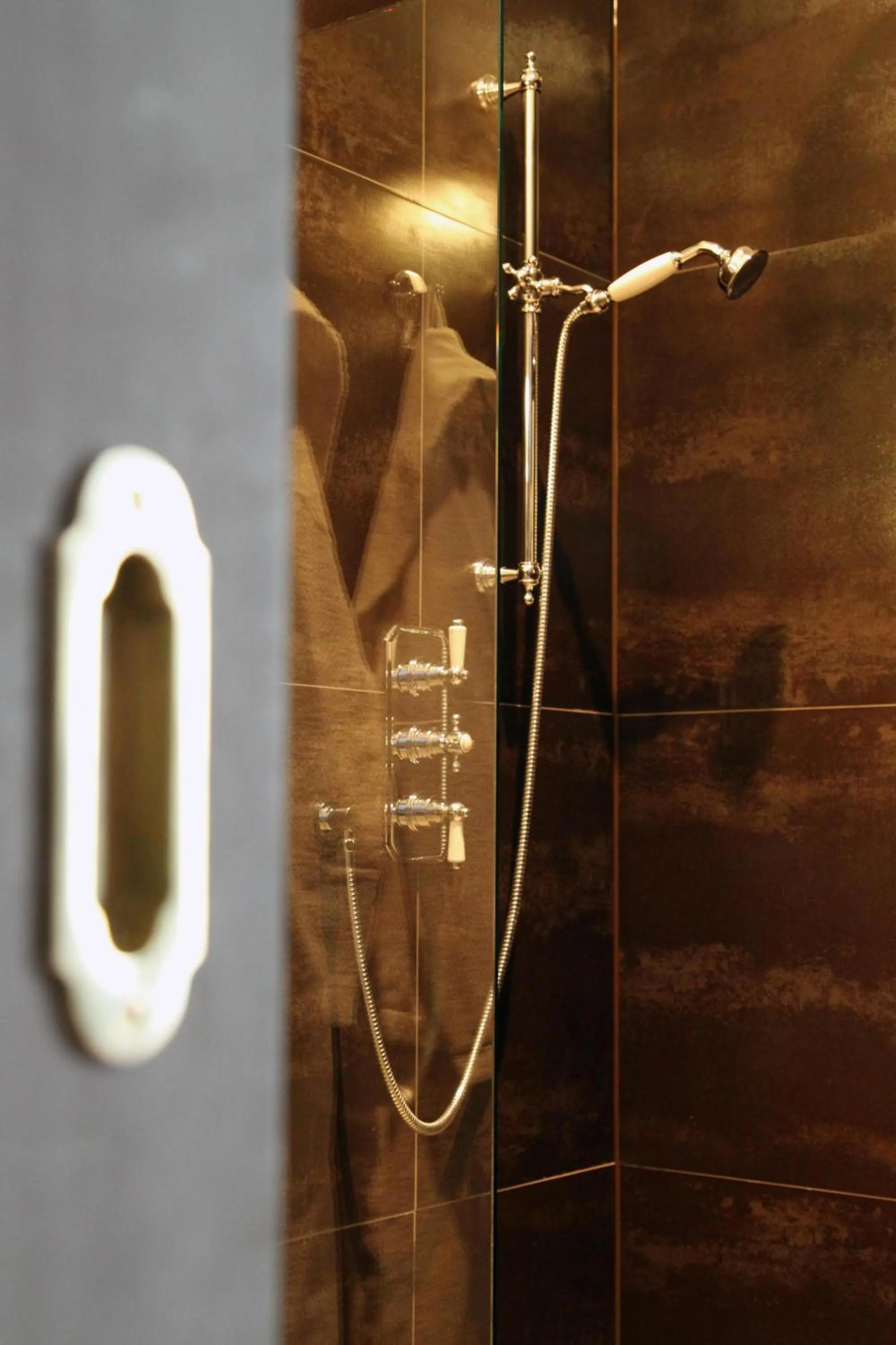 Shower in Suitehotel Posthoorn