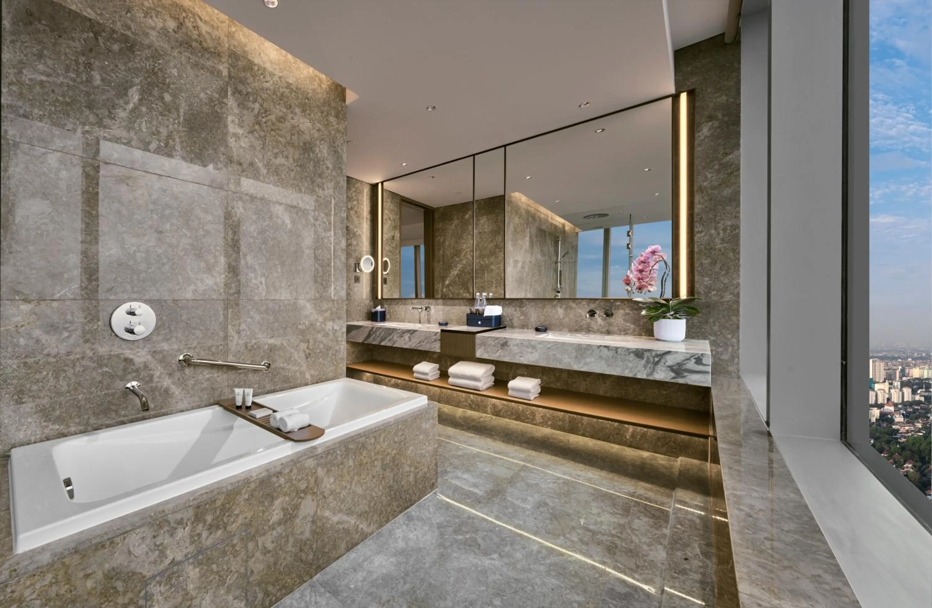 Bathroom in Pan Pacific Jakarta