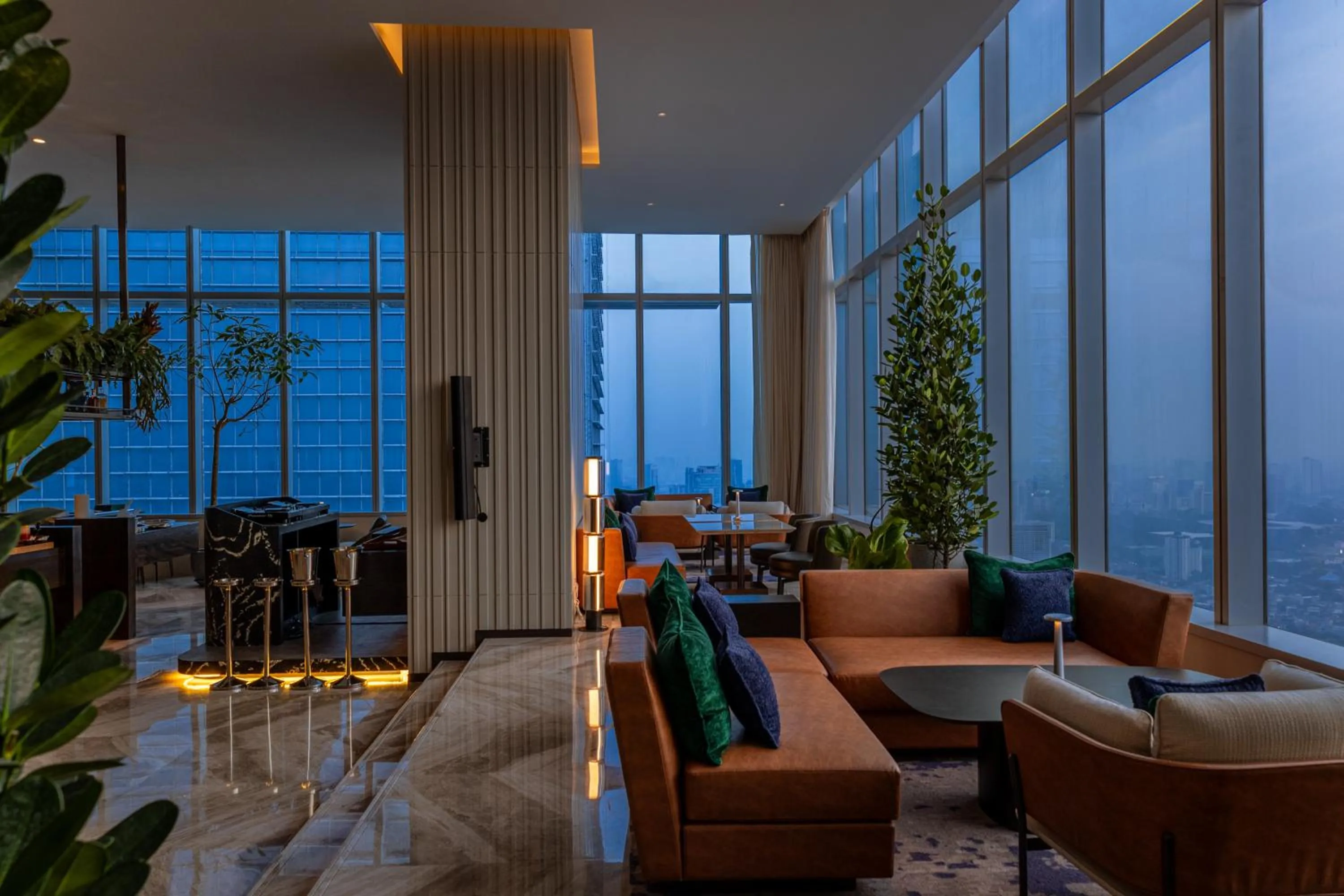 Lounge or bar in Pan Pacific Jakarta