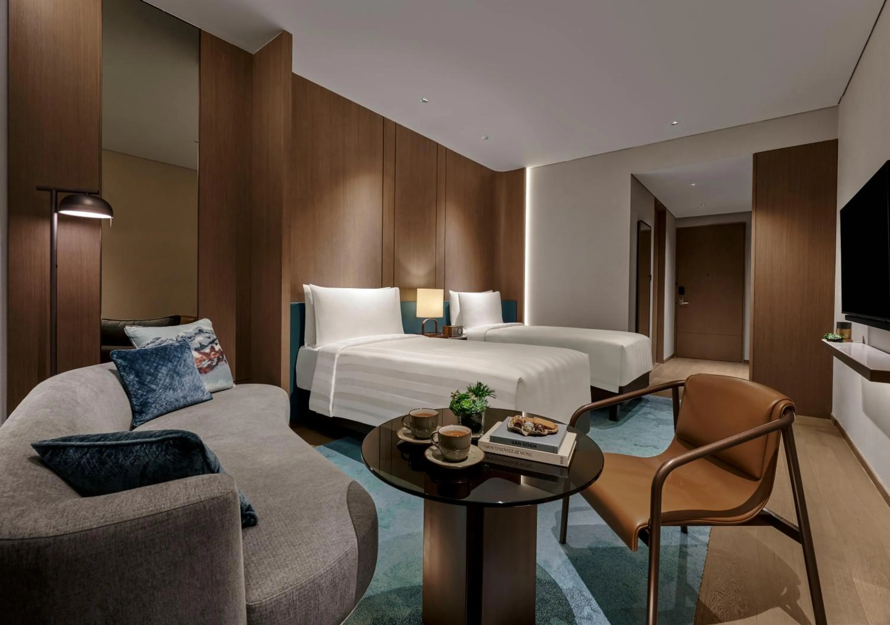 Bed in Pan Pacific Jakarta