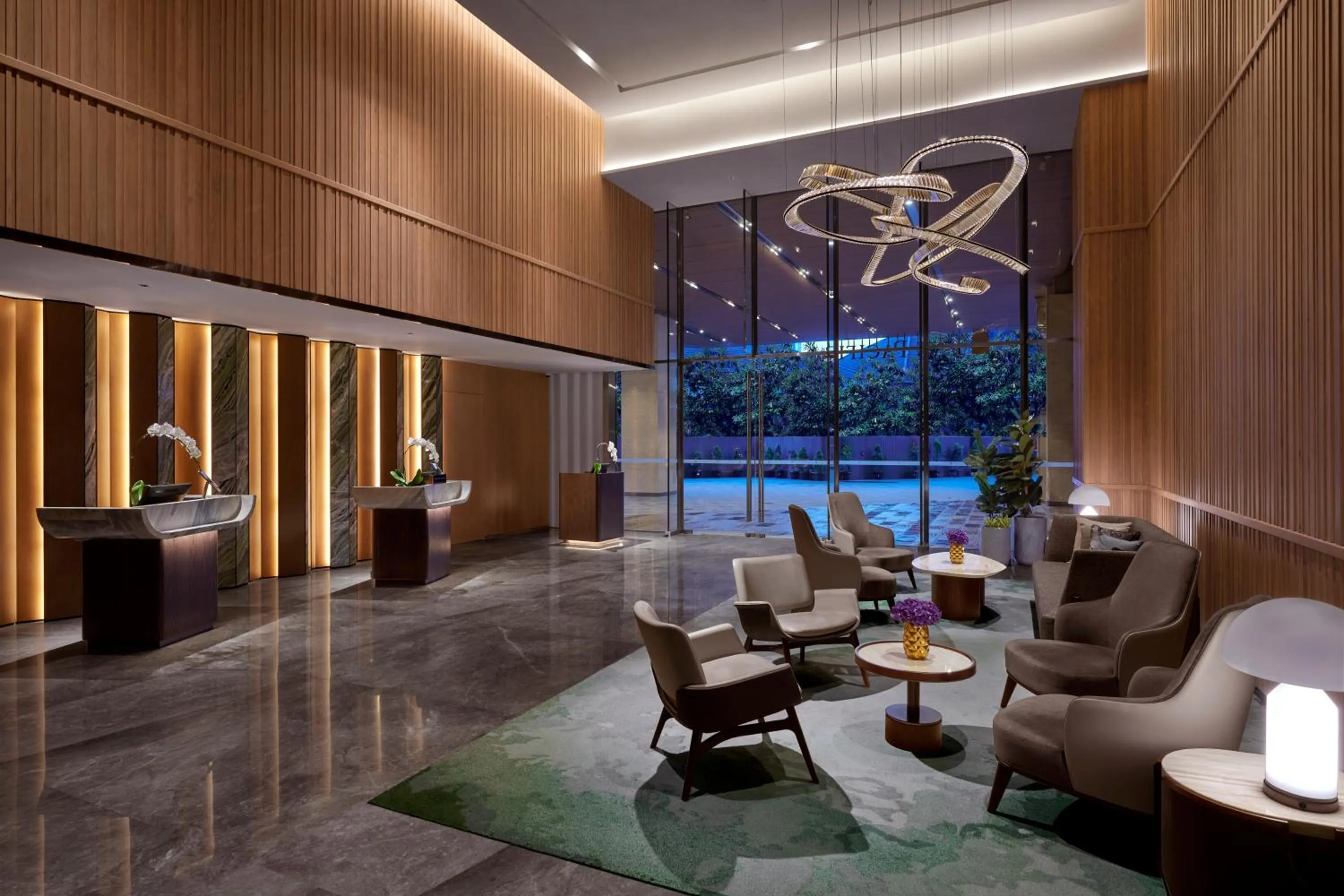 Lobby or reception in Pan Pacific Jakarta