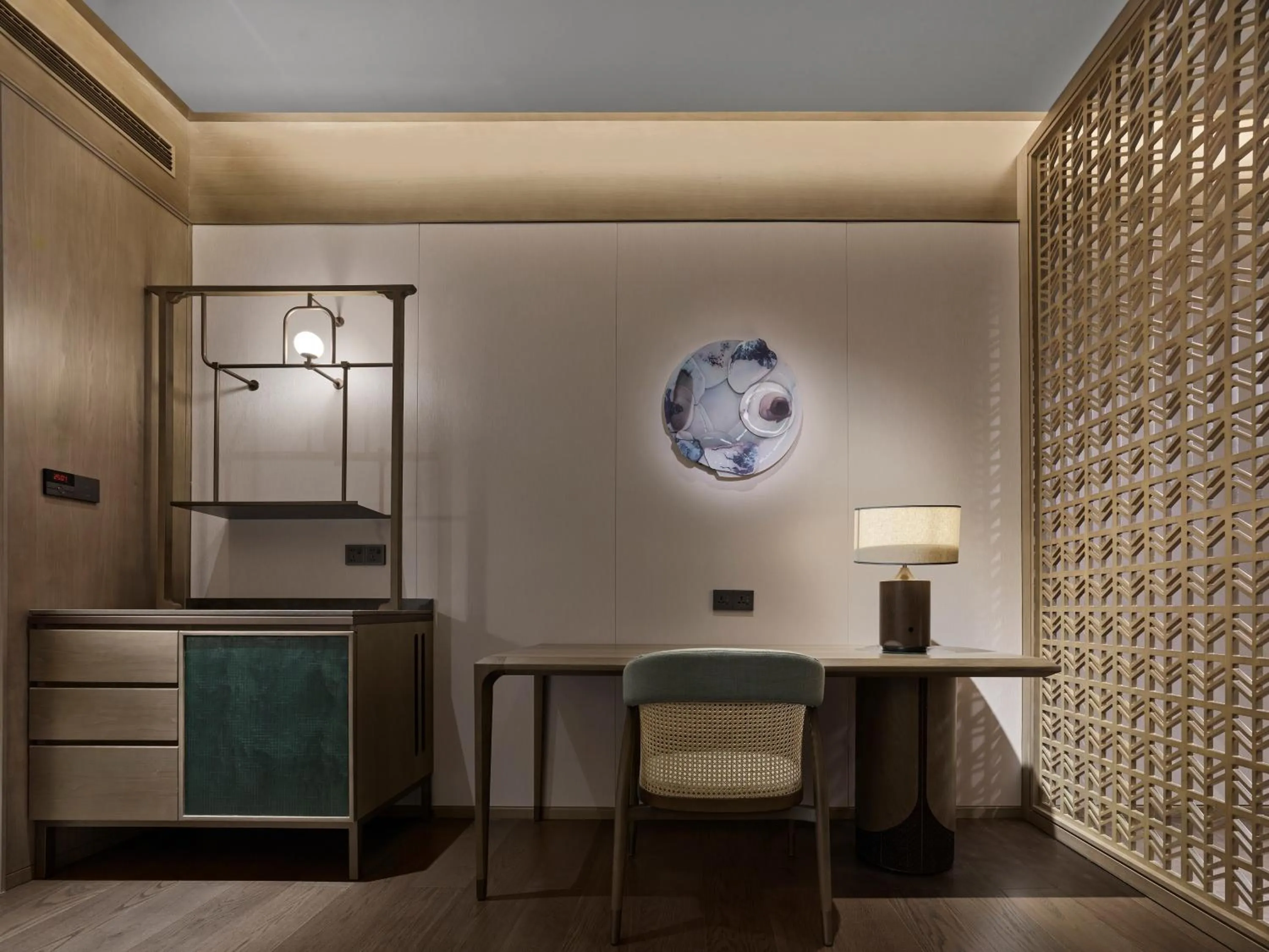 Seating area in Banyan Tree Suzhou Shishan