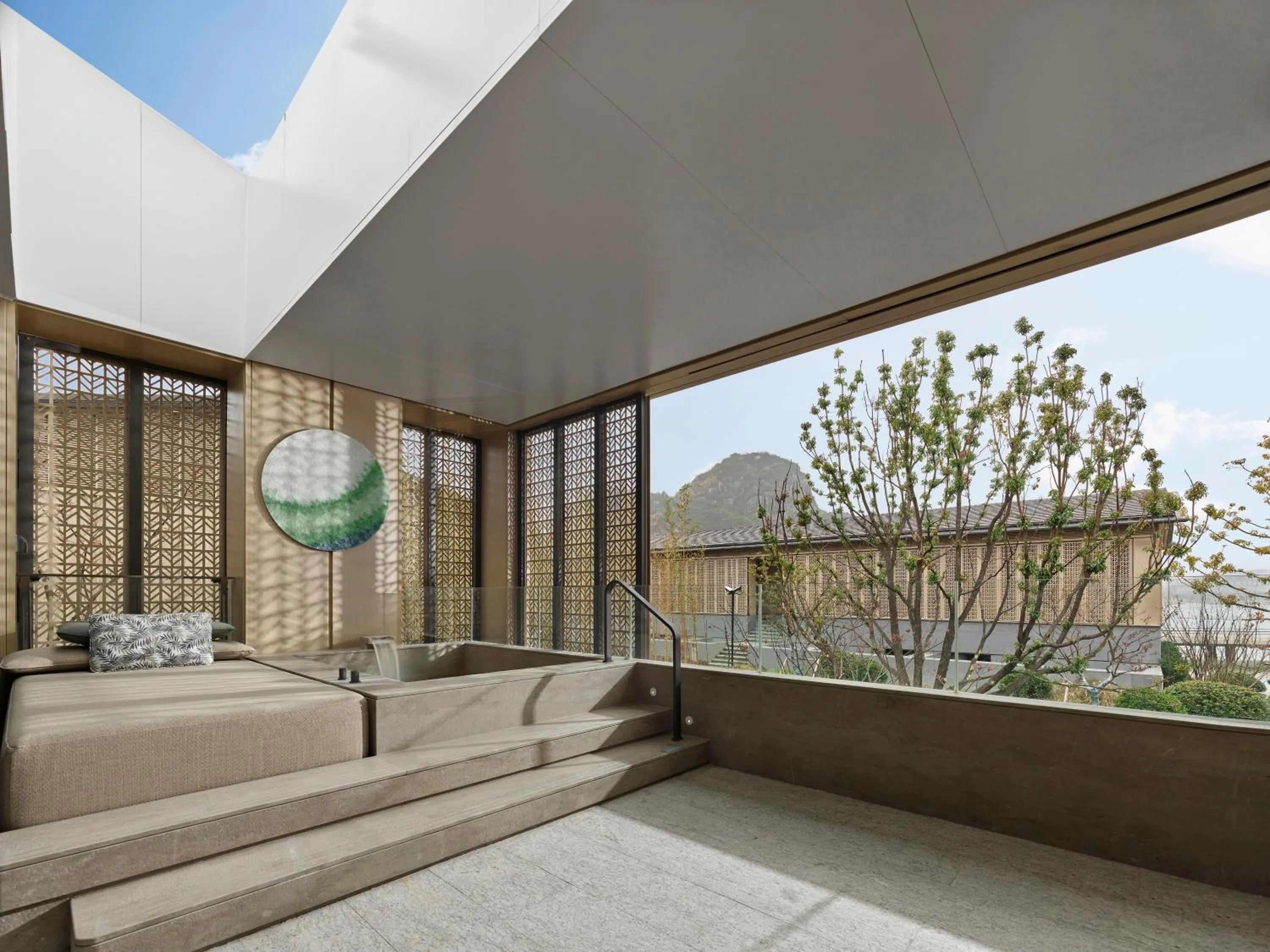 Hot Spring Bath in Banyan Tree Suzhou Shishan