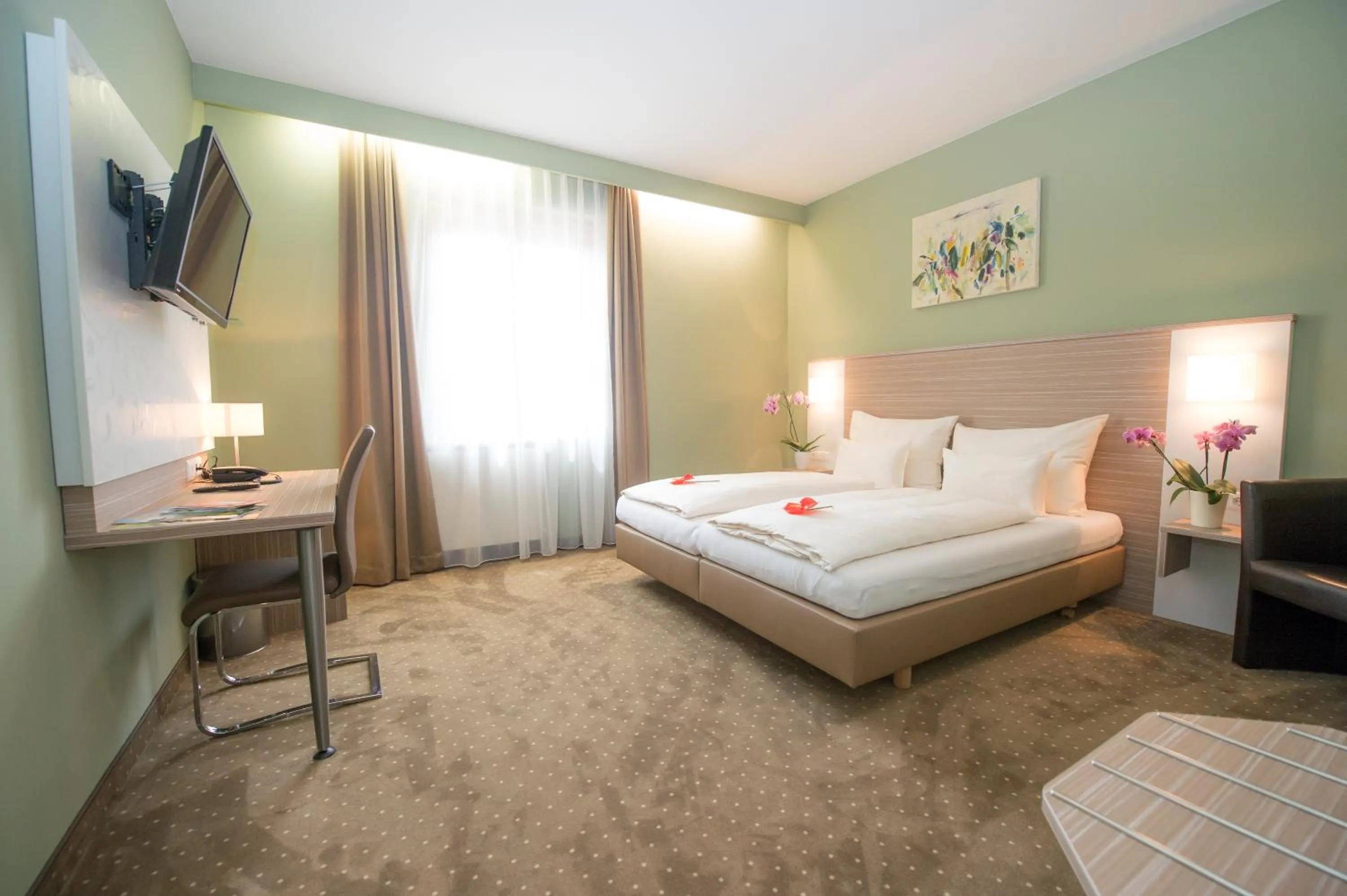 Bedroom, Bed in Hotel Raffel