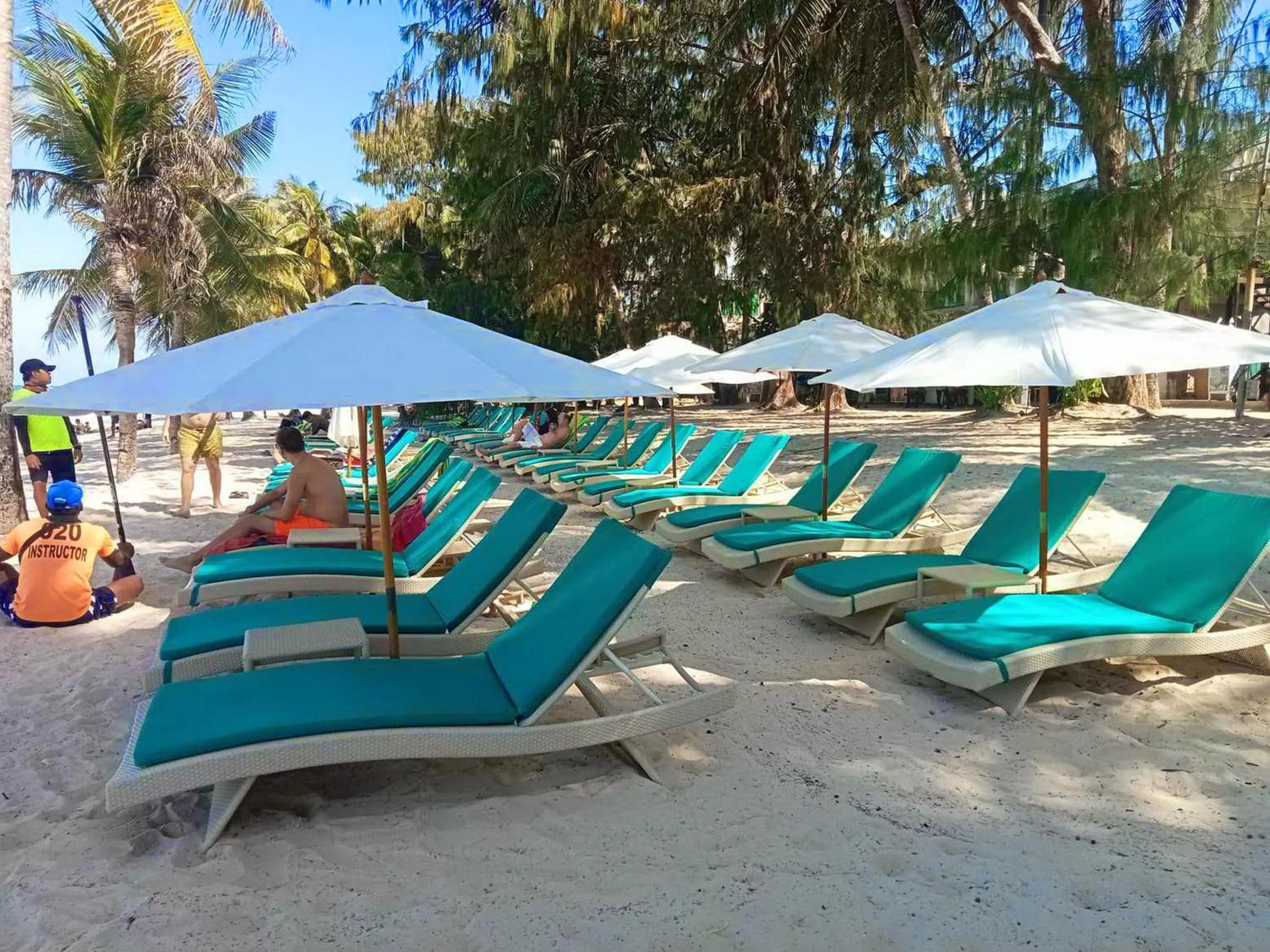 sunbed in Boracay Peninsula