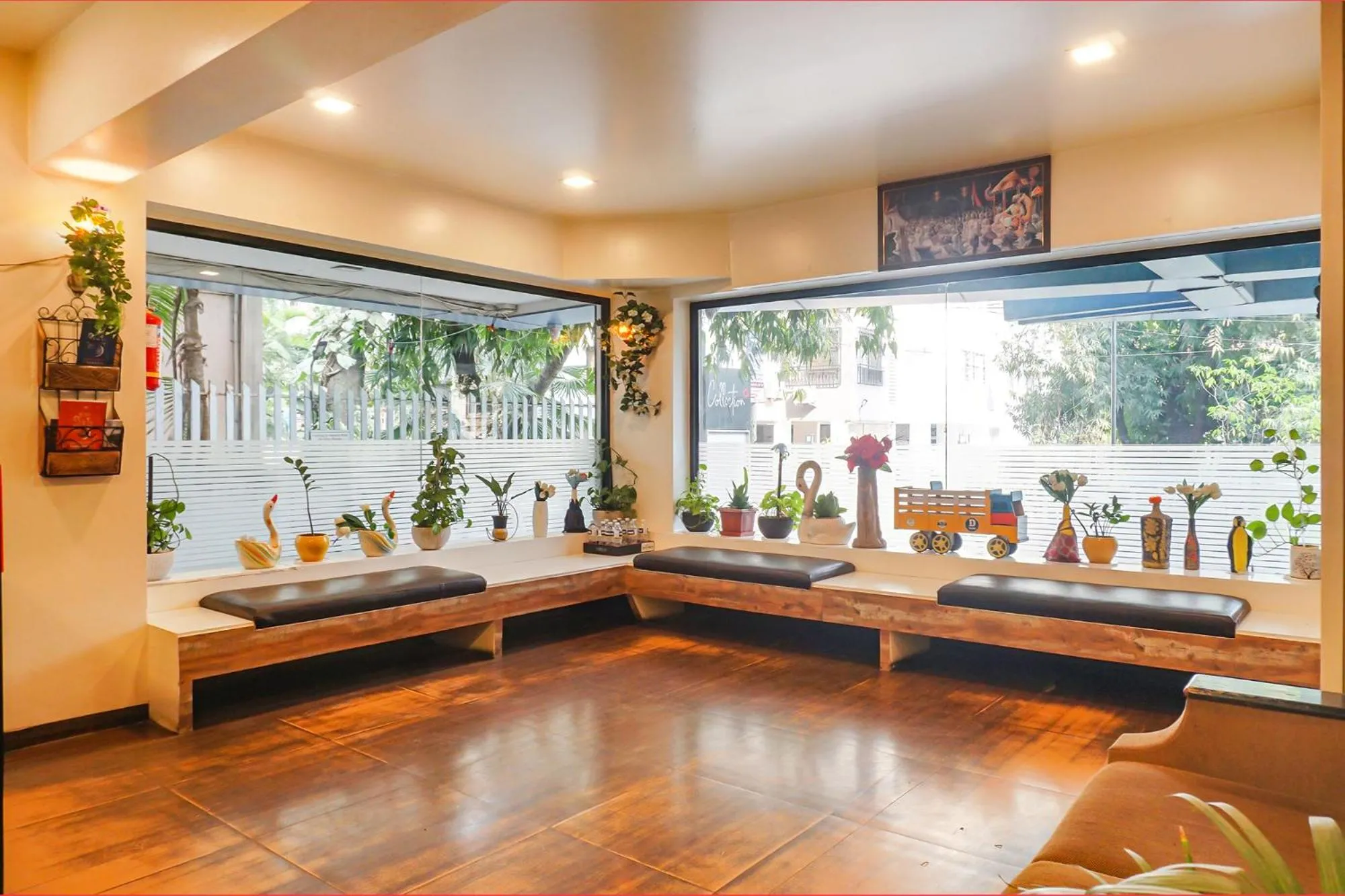 Seating area in FabHotel Prime Deccan 8 - Nr Law college