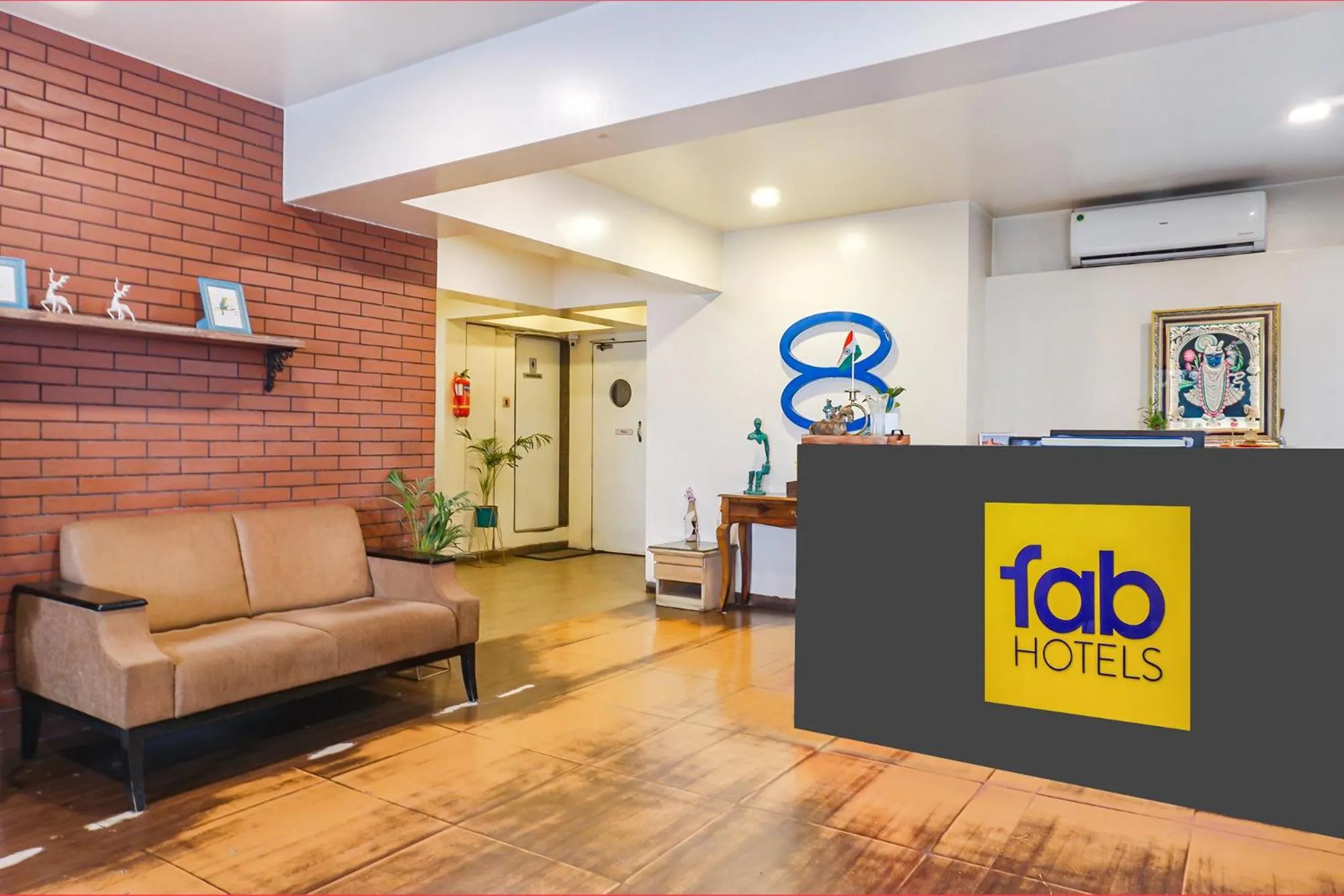 Lobby or reception in FabHotel Prime Deccan 8 - Nr Law college