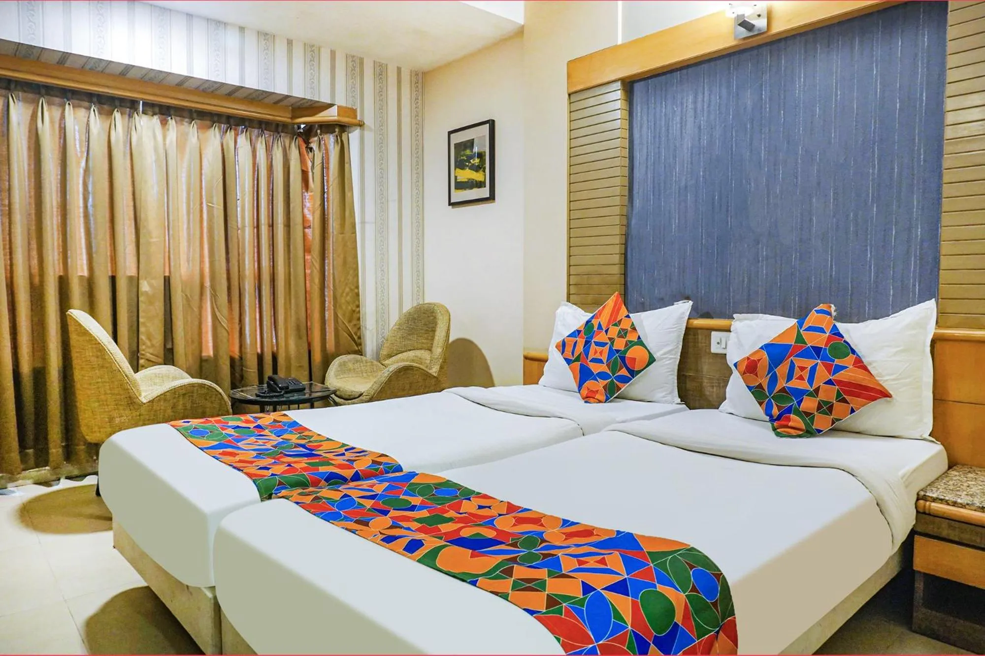 Bed in FabHotel Prime Deccan 8 - Nr Law college