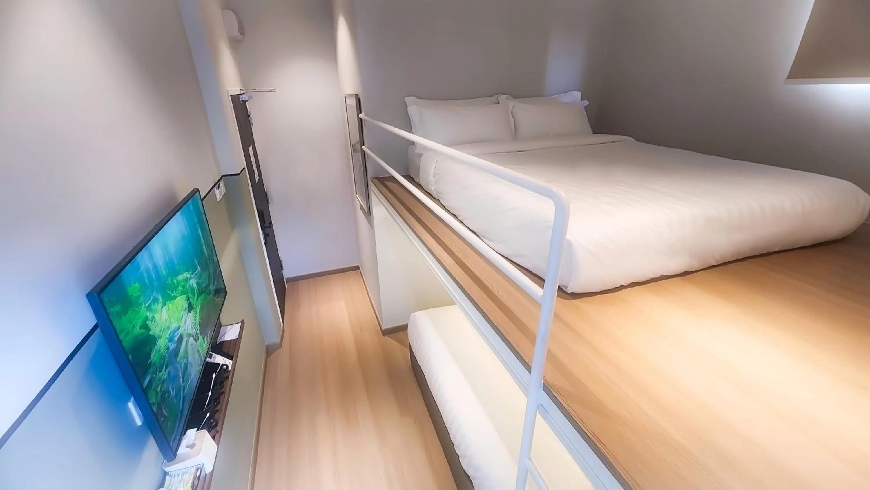 Bed in La Vie Hotel Juru