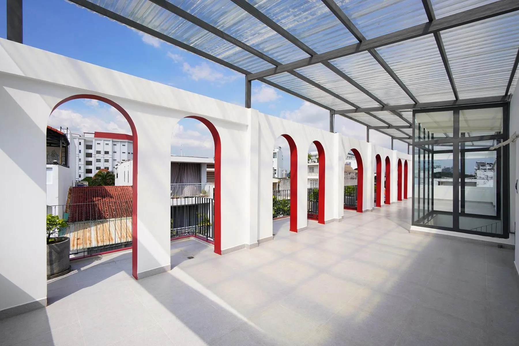 Balcony/Terrace in M Village Living 59 Thảo Điền