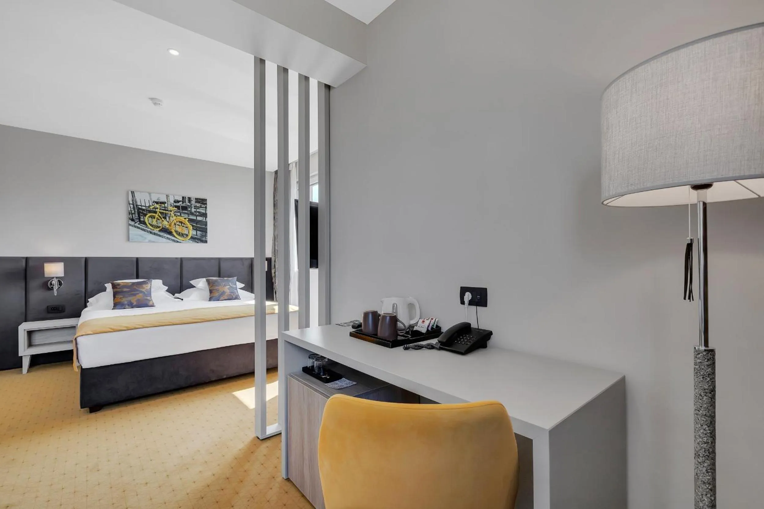 Bed in Hotel Marconi