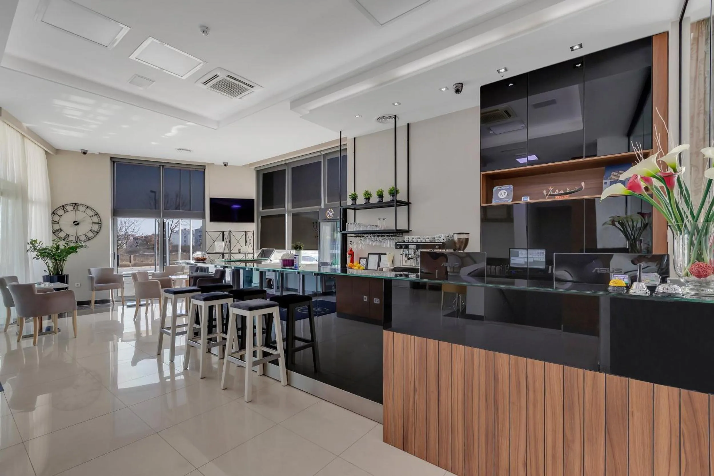 Lobby or reception in Hotel Marconi