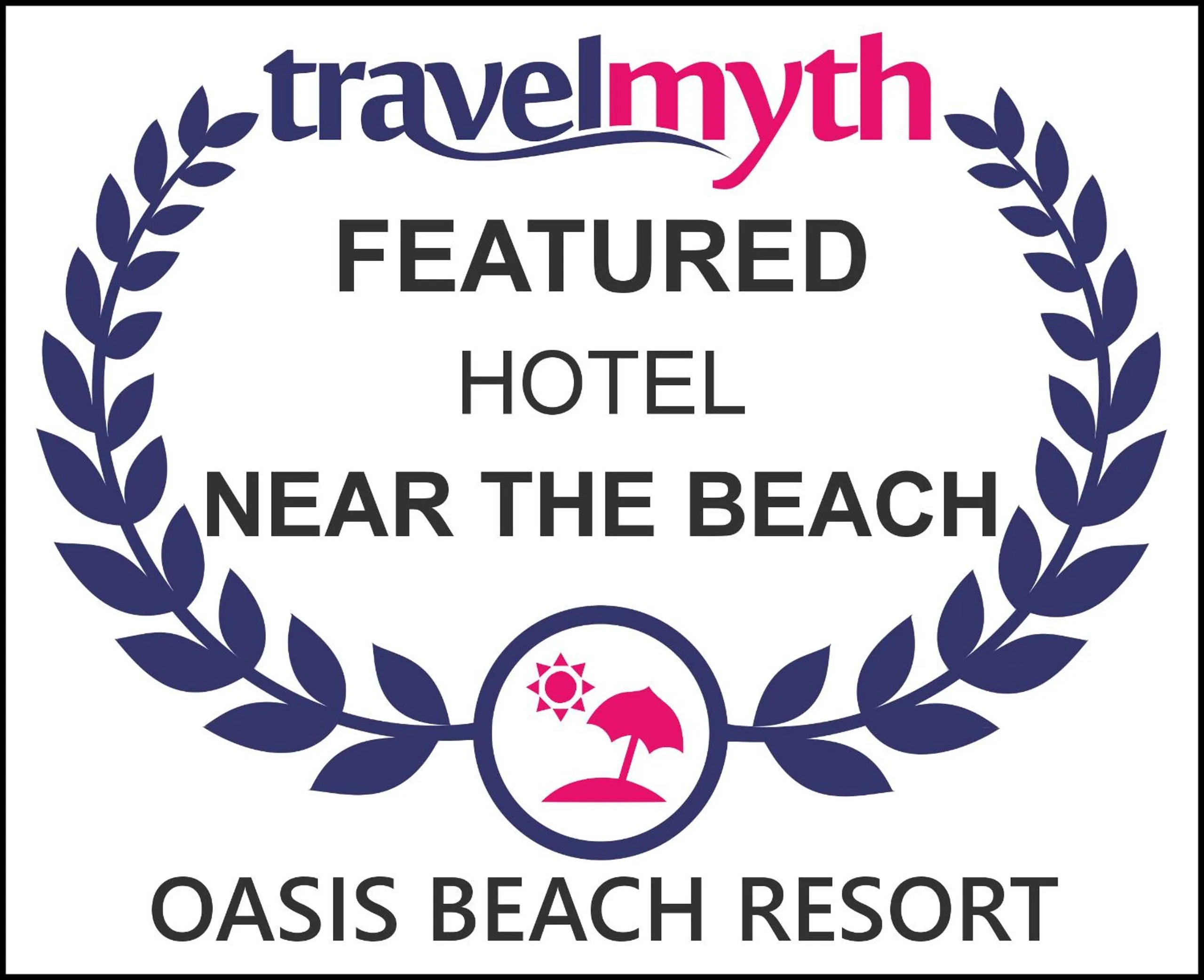 Logo/Certificate/Sign in Oasis Beach Resort