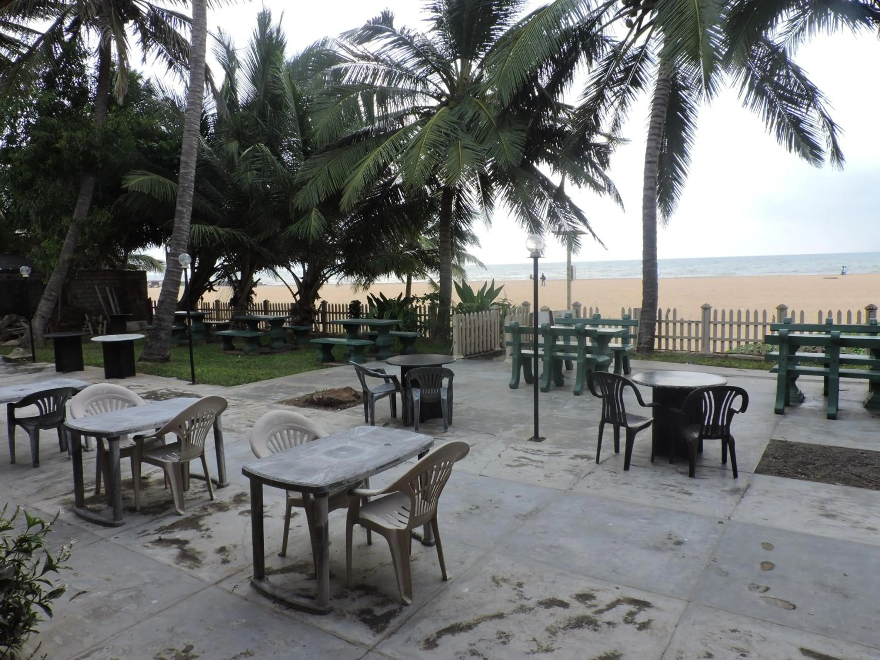 Patio in Oasis Beach Resort